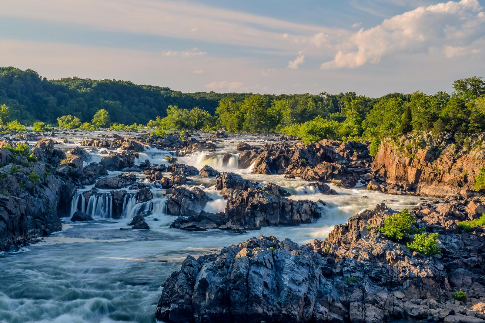 Обои Вирджиния река водопад на рабочий стол