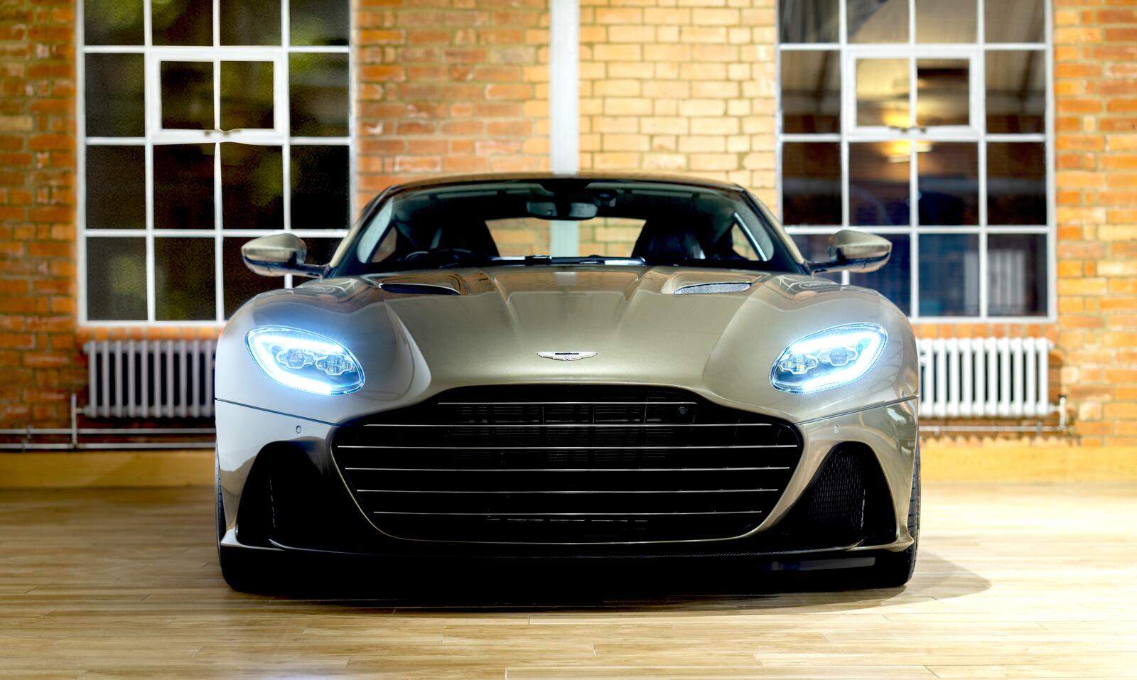 Wallpapers Aston Martin DBS Schaffhausen headlights front of on the desktop
