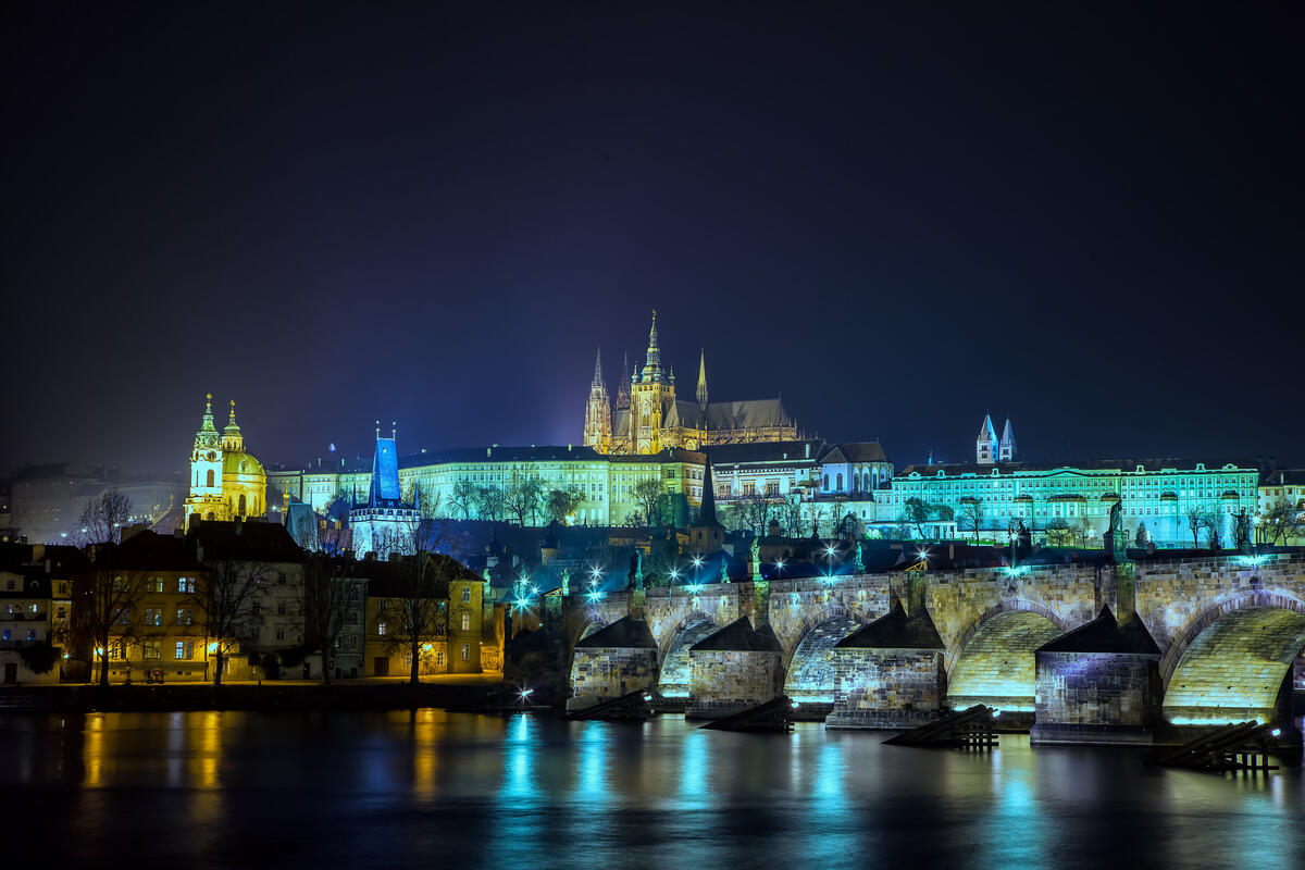 Night greetings from Prague