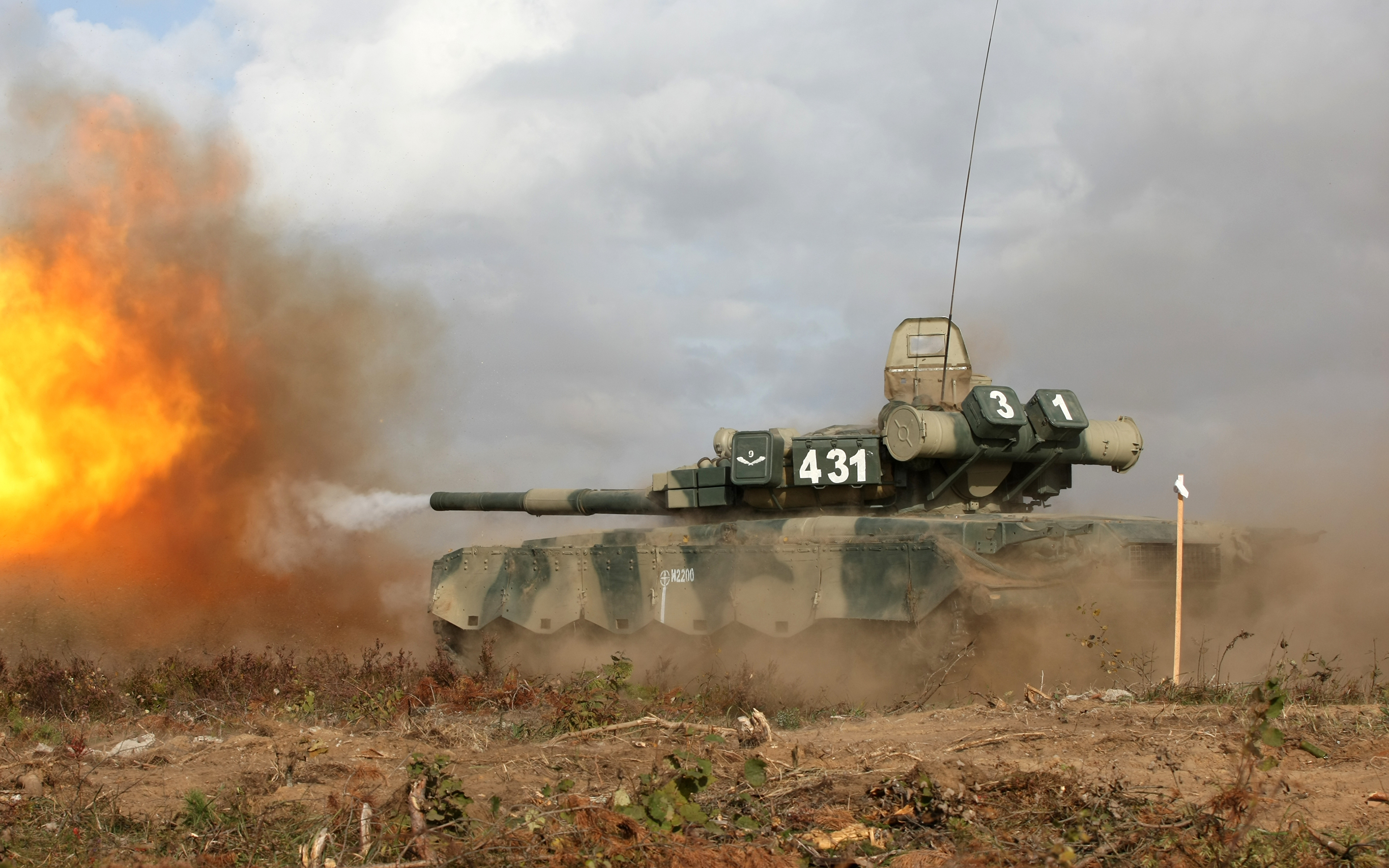Фото бесплатно танк, выстрел, военная техника