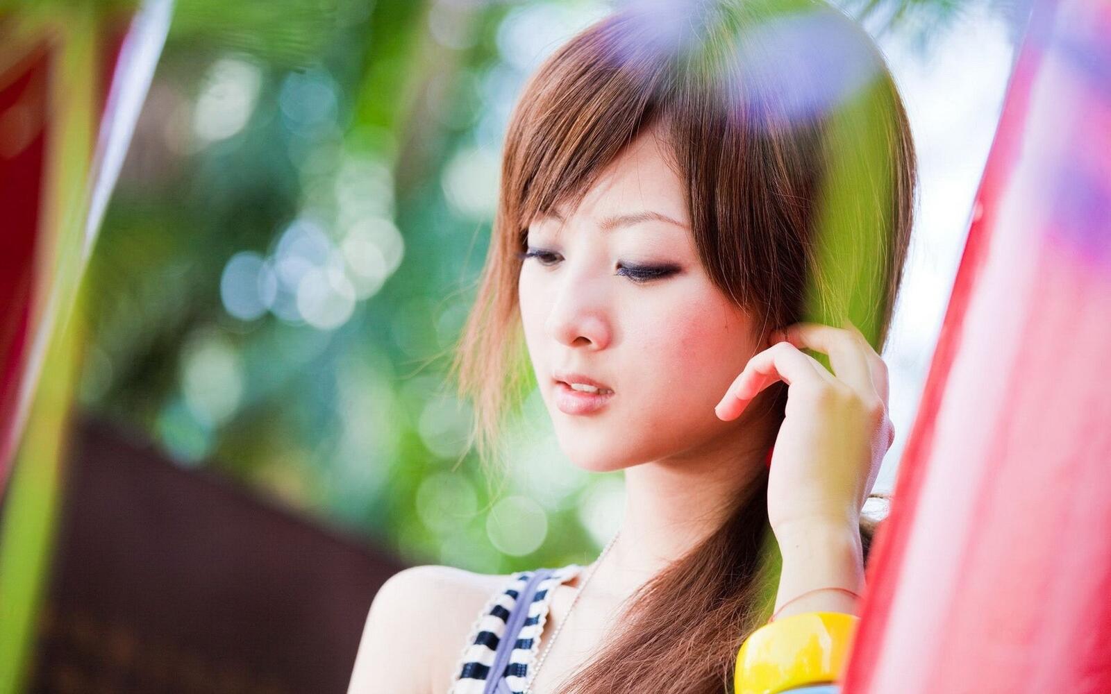 Обои Микако Чжан Кайдзи тайваньская девушка модель на рабочий стол