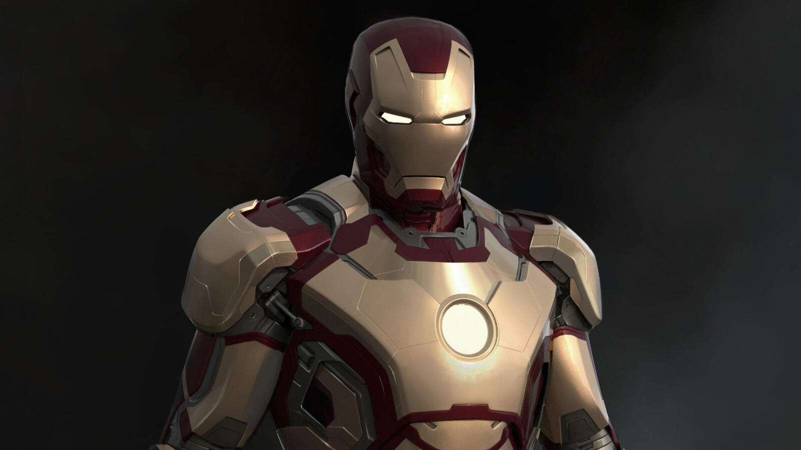 Wallpapers Iron Man robot superheroes on the desktop
