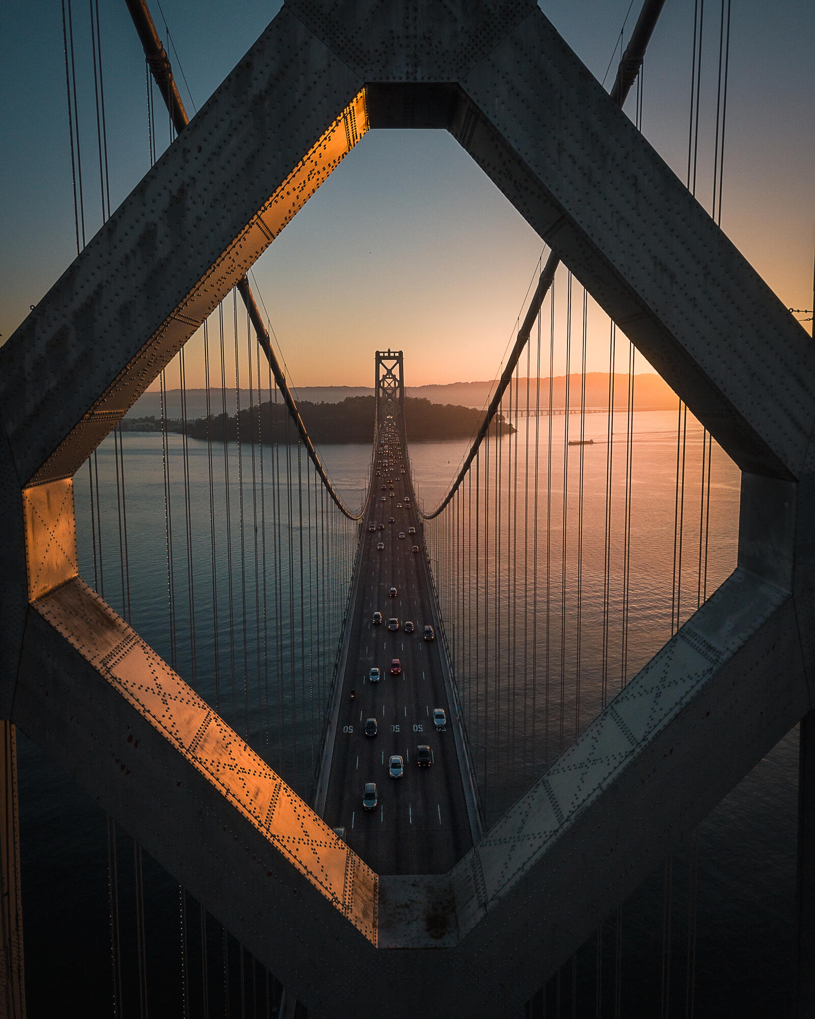 Обои Сан-Франциско улицы мост через залив на рабочий стол