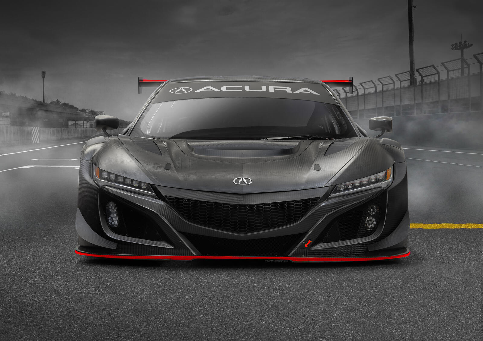 Free photo Acura Nsx Gt3 in person