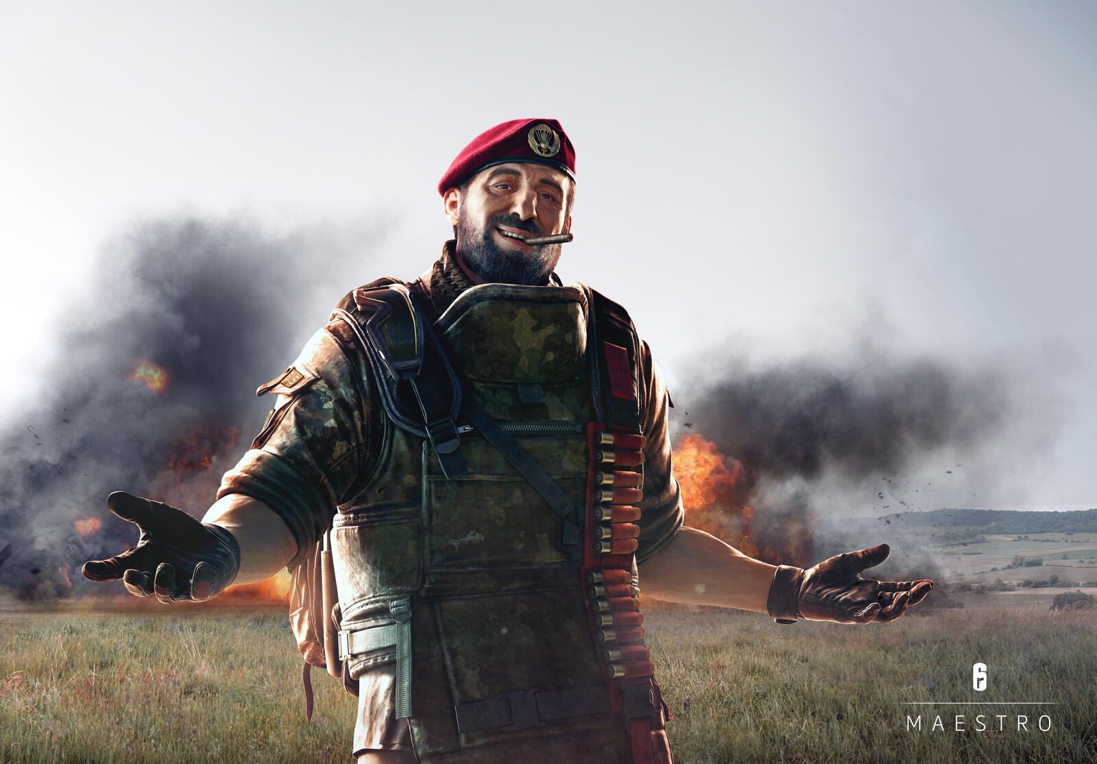 Обои Tom Clancys Rainbow Six Siege улыбка игры для Xbox на рабочий стол