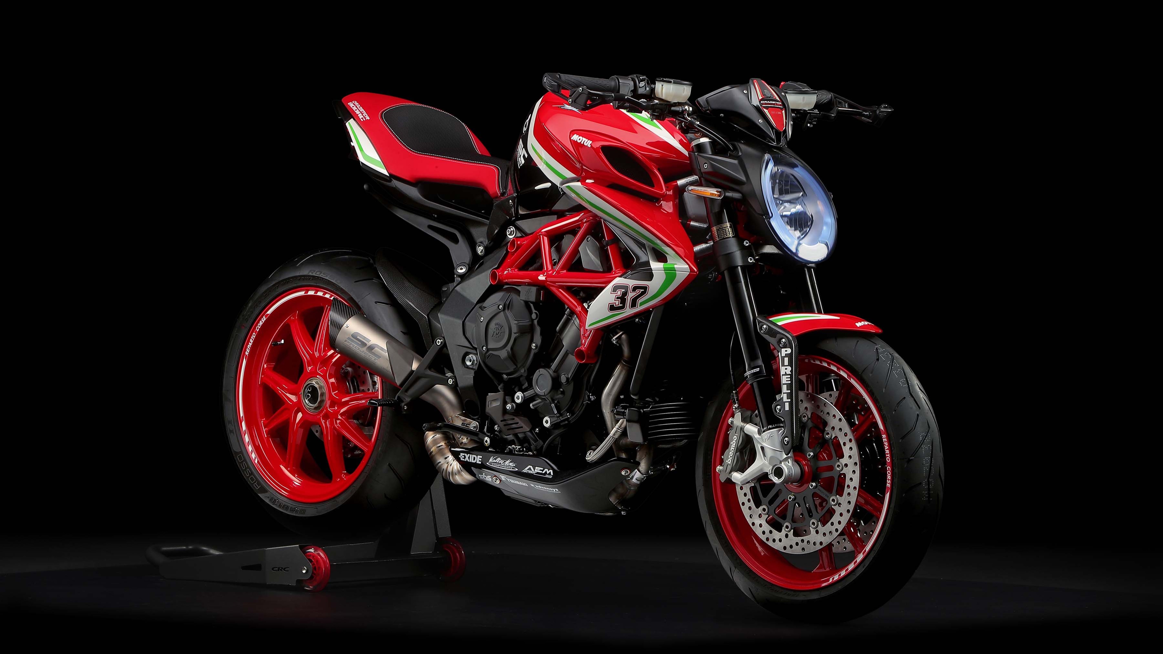 Фото бесплатно MV Agusta Dragster 800 RC, красный, мотоцикл