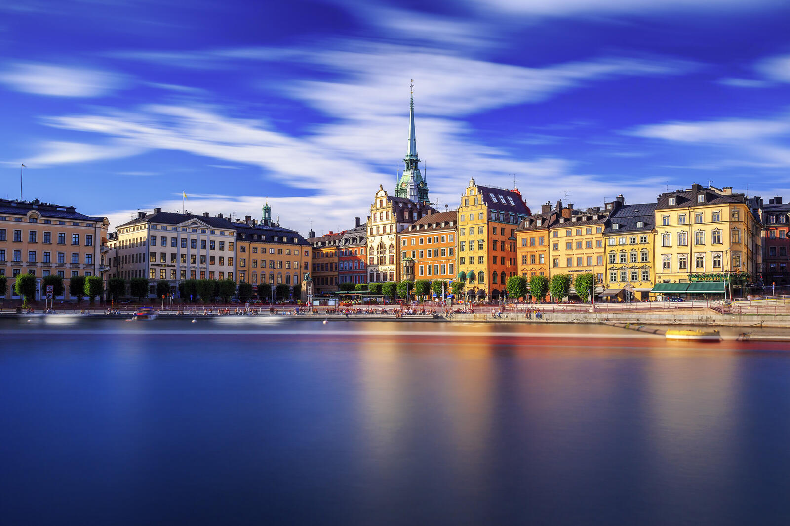 Wallpapers Stockholm houses city on the desktop