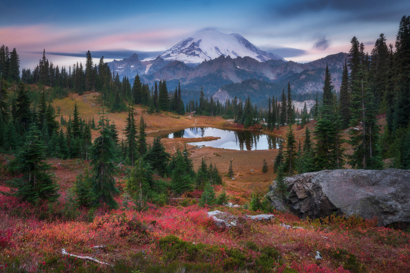 Wallpapers Tipsoo Lake mountains landscape on the desktop