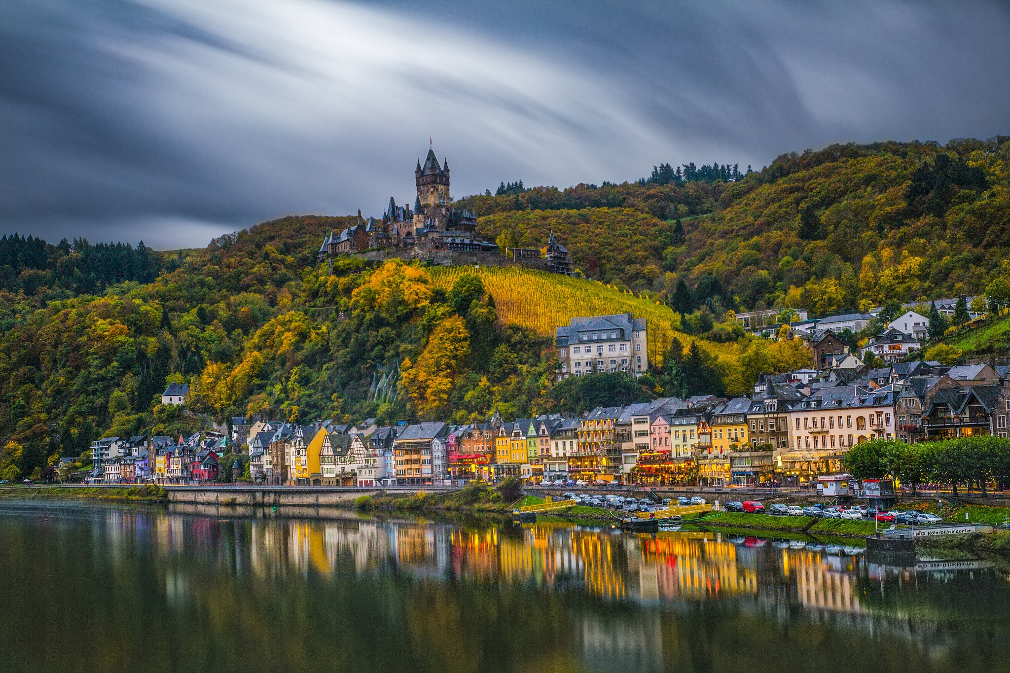 Wallpapers Cochem Germany houses on the desktop