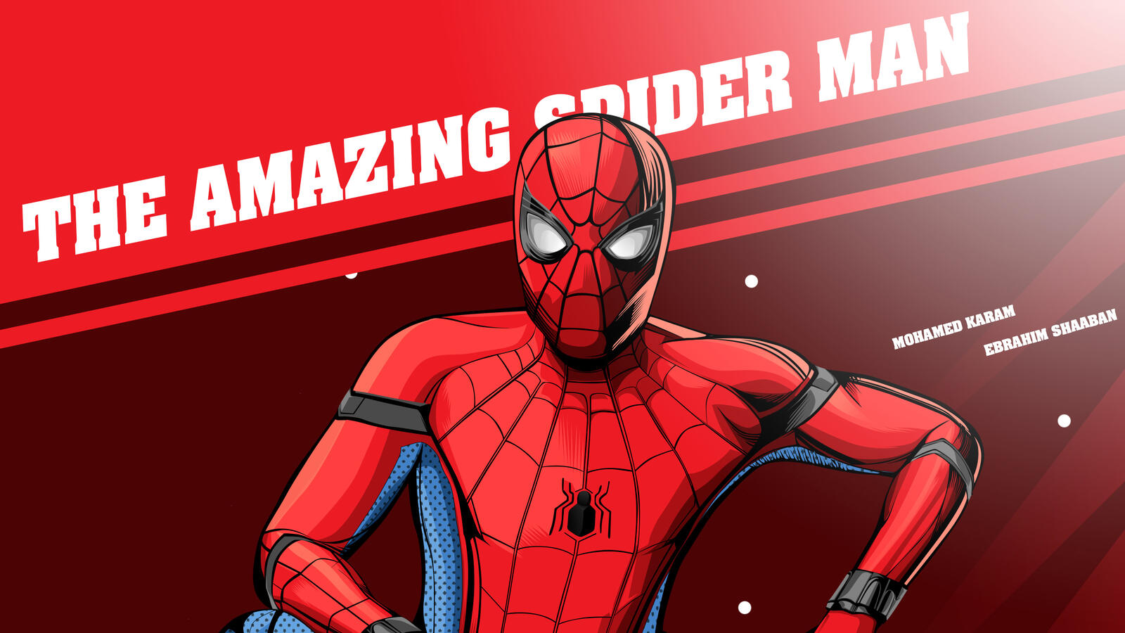 Wallpapers spider man superheroes artist on the desktop