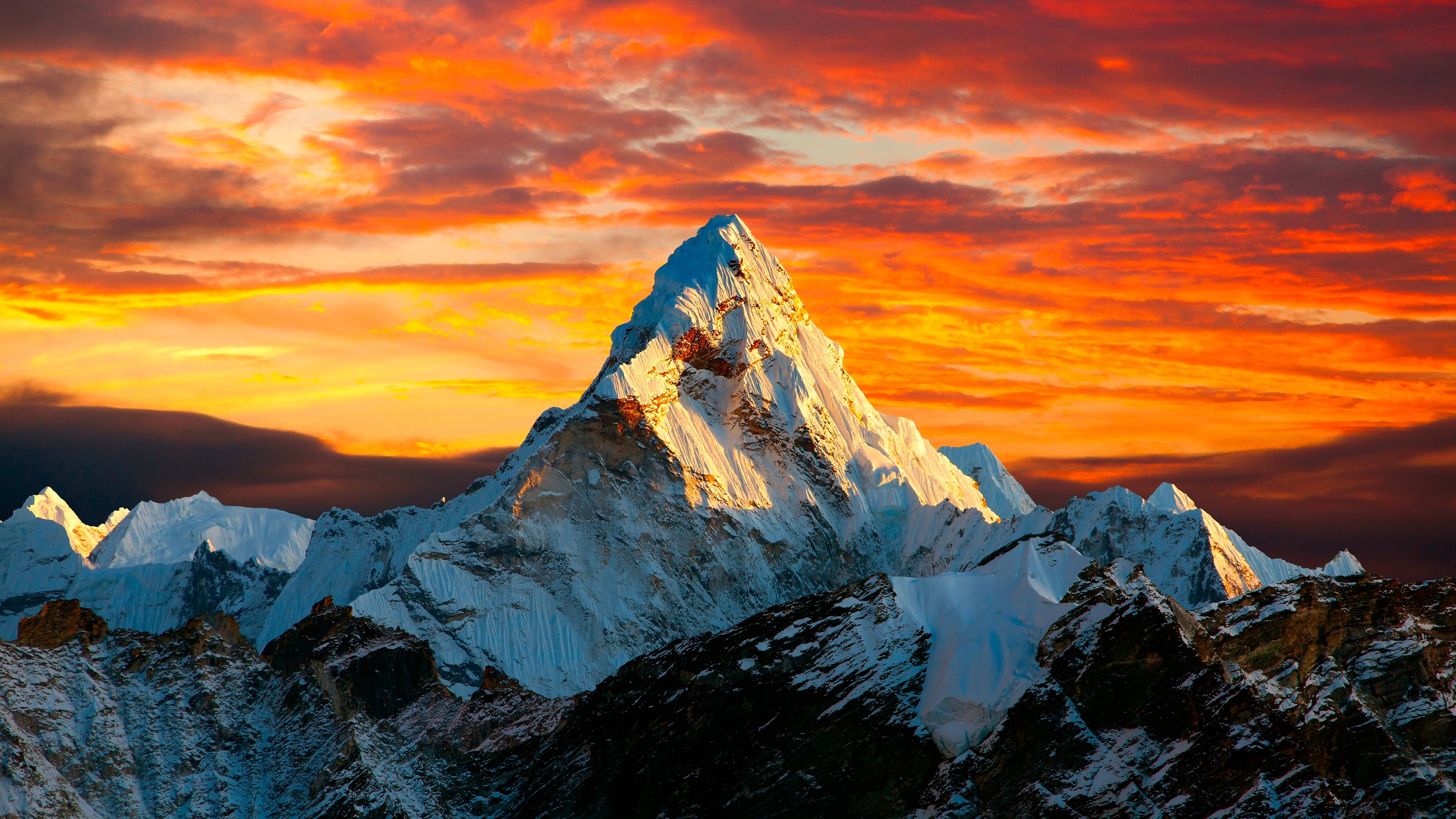 Обои Гималаи горы природа на рабочий стол