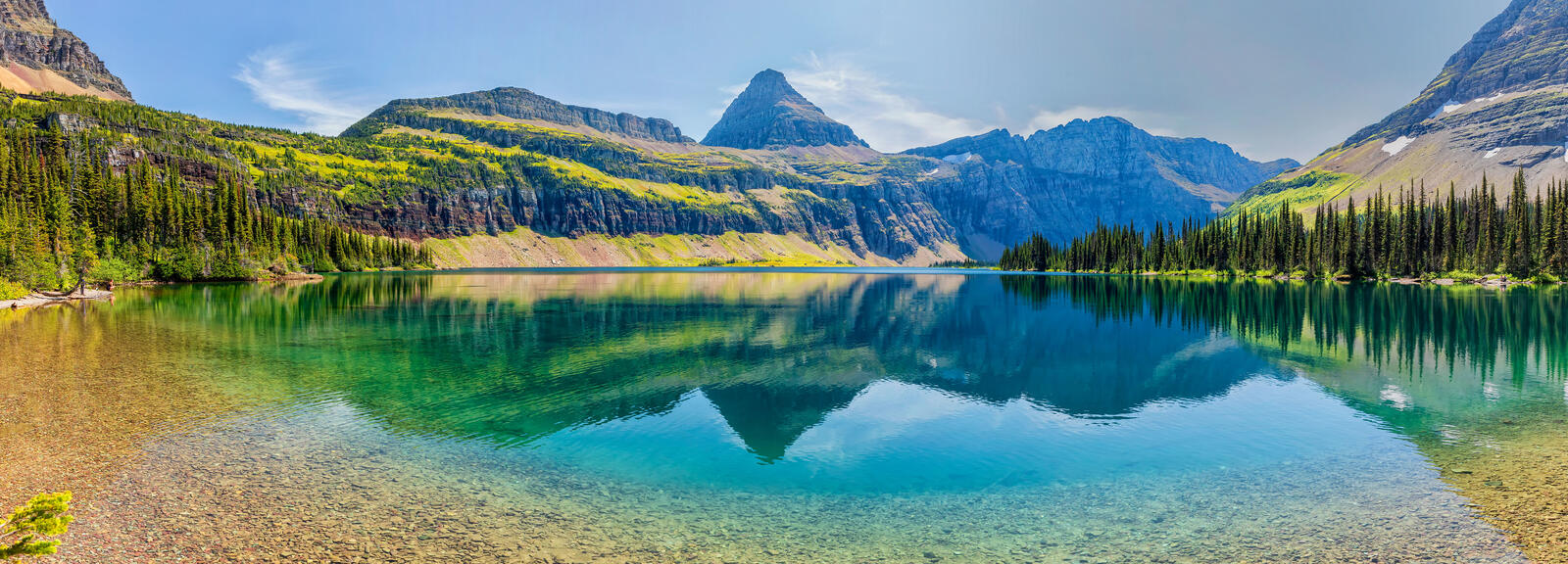 Обои Hidden Lake Glacier National Park Canada на рабочий стол
