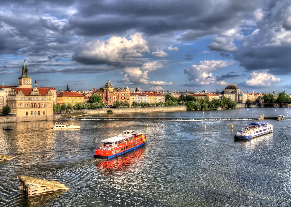 Ships in Prague