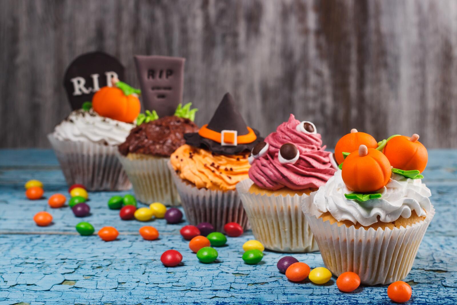 Бесплатное фото Хэллоуиновский десерт
