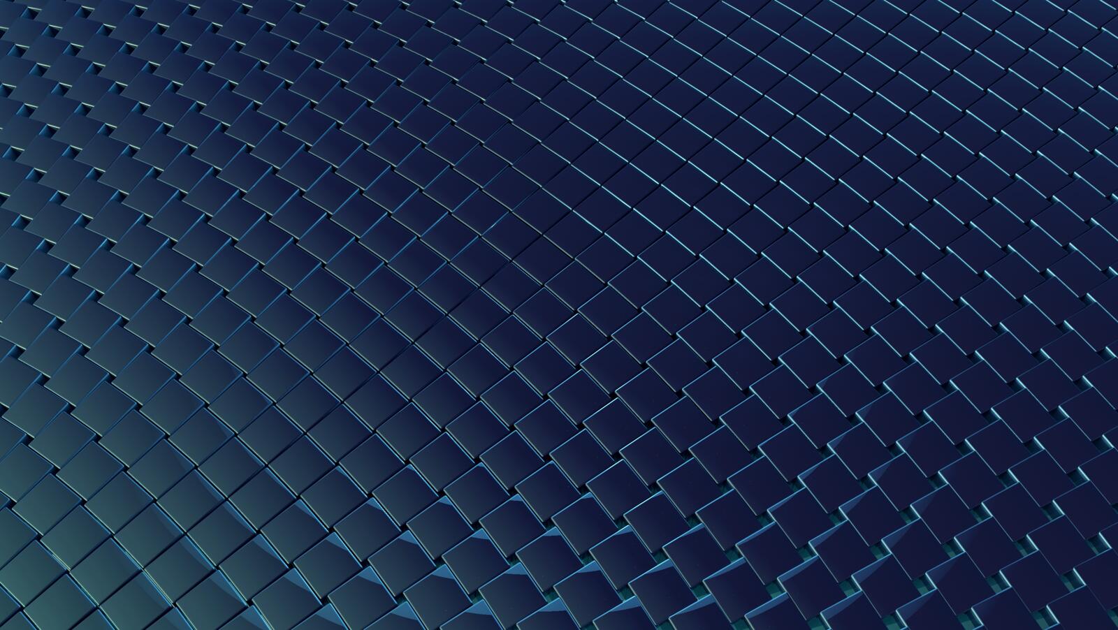Wallpapers cube sea geometry location on the desktop