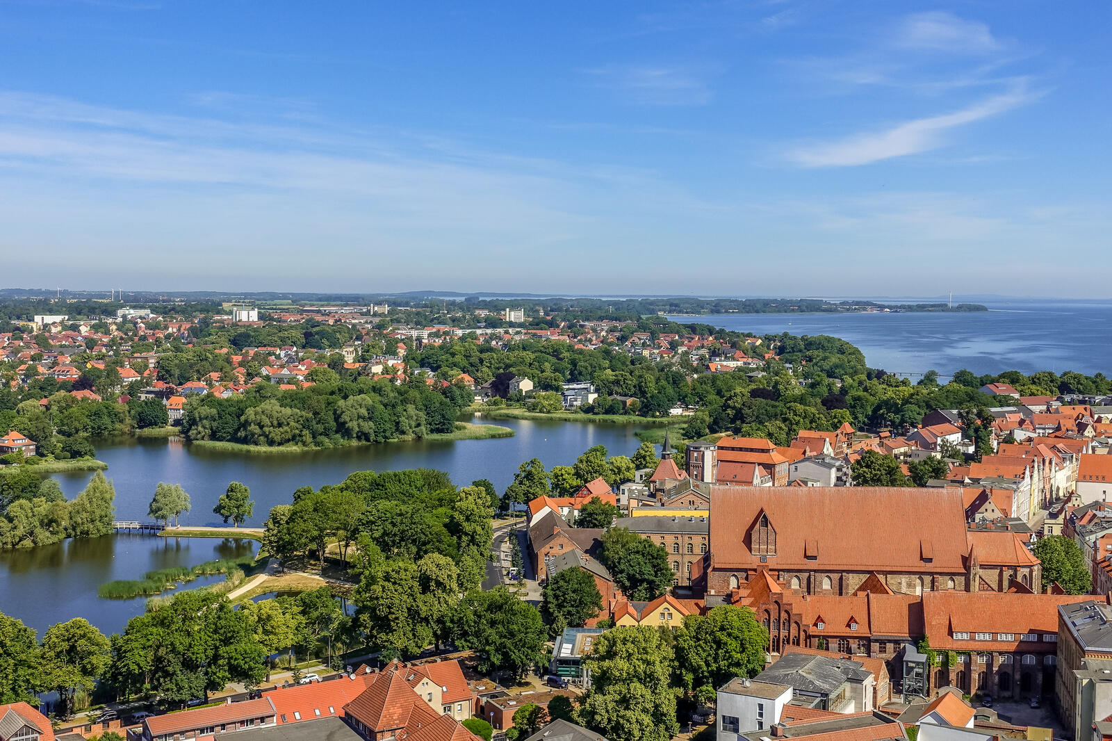 Wallpapers Stralsund Germany houses on the desktop