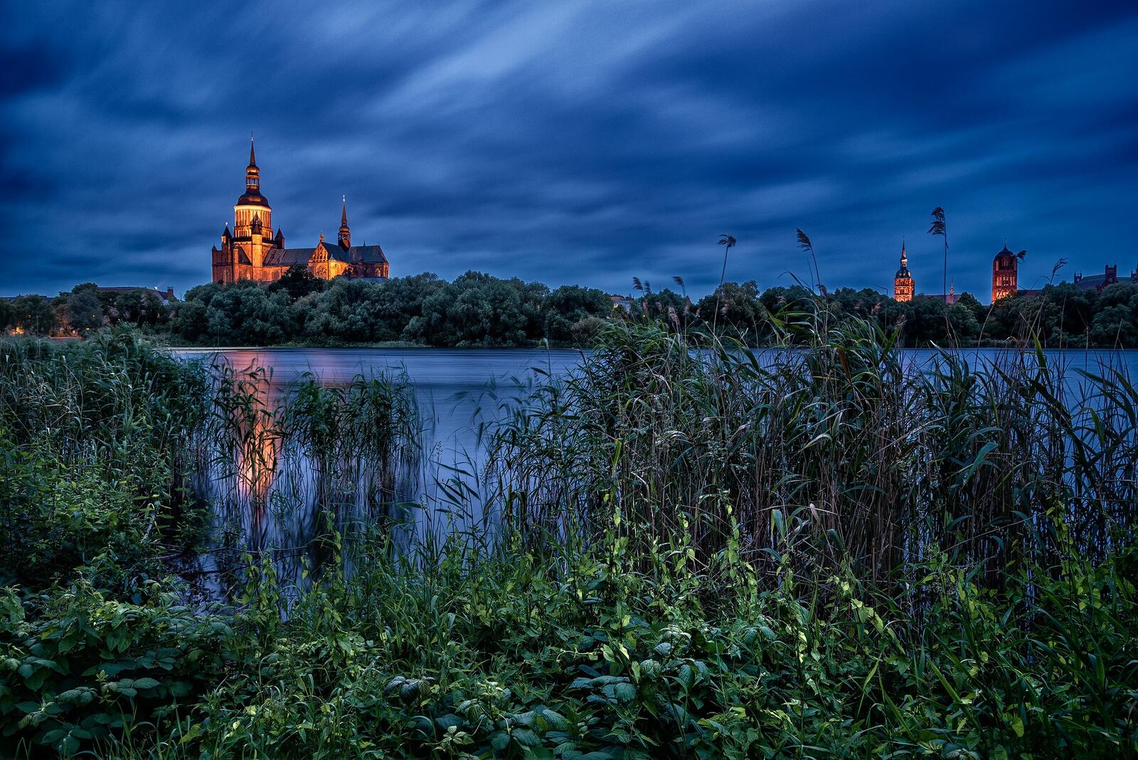 Wallpapers Stralsund Church of St Mary Germany on the desktop
