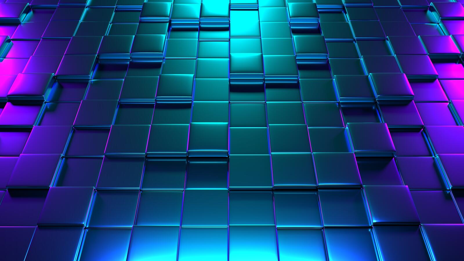Wallpapers color square bright on the desktop