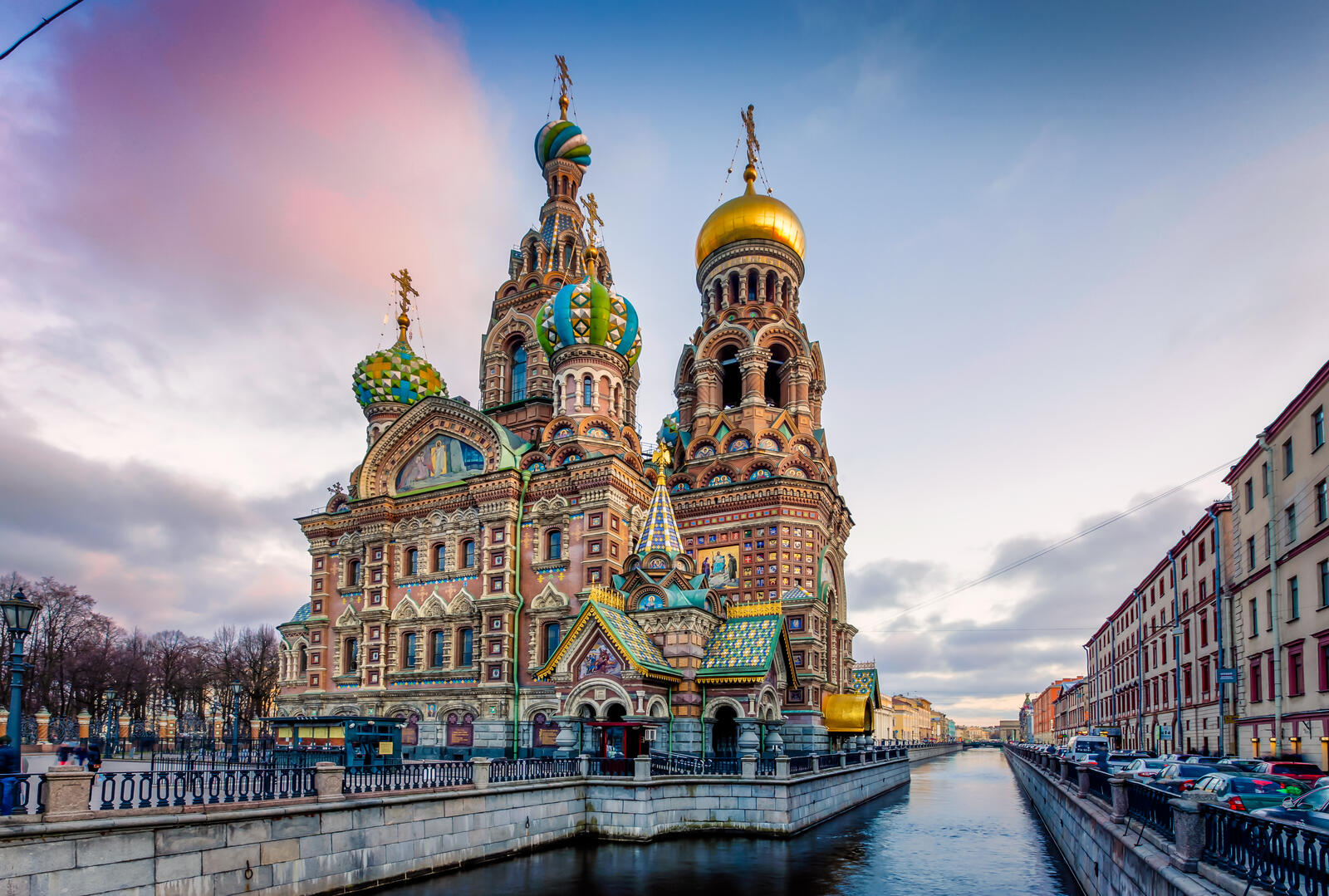 Wallpapers Russia Church on spilled Blood Saint Petersburg on the desktop