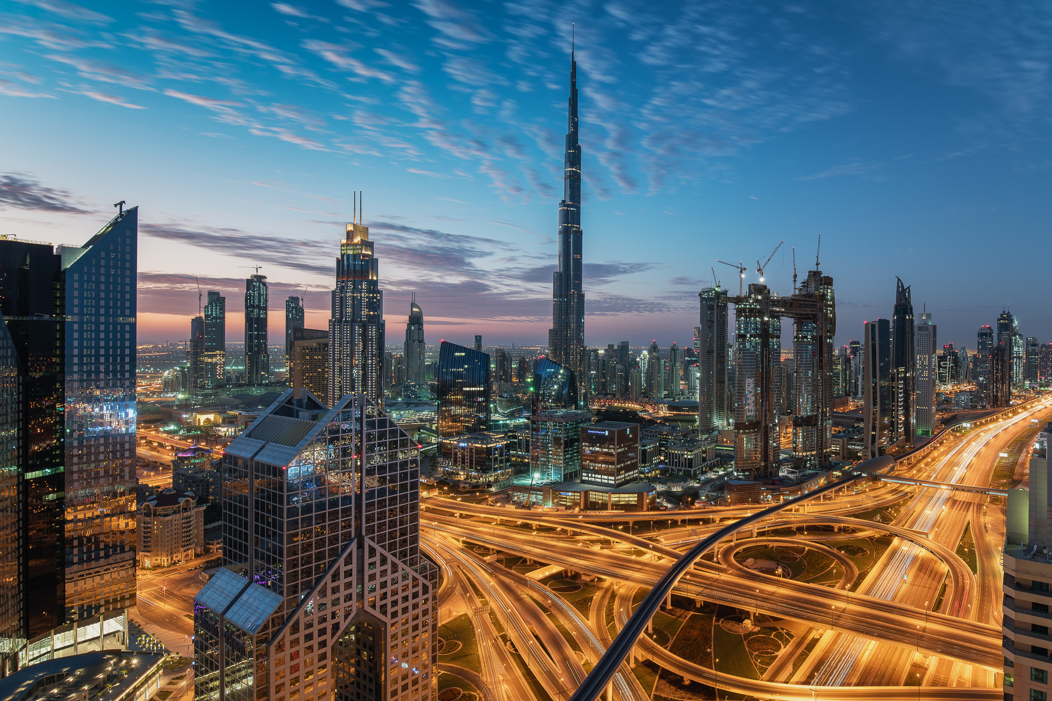 Обои Дубай город архитектура на рабочий стол