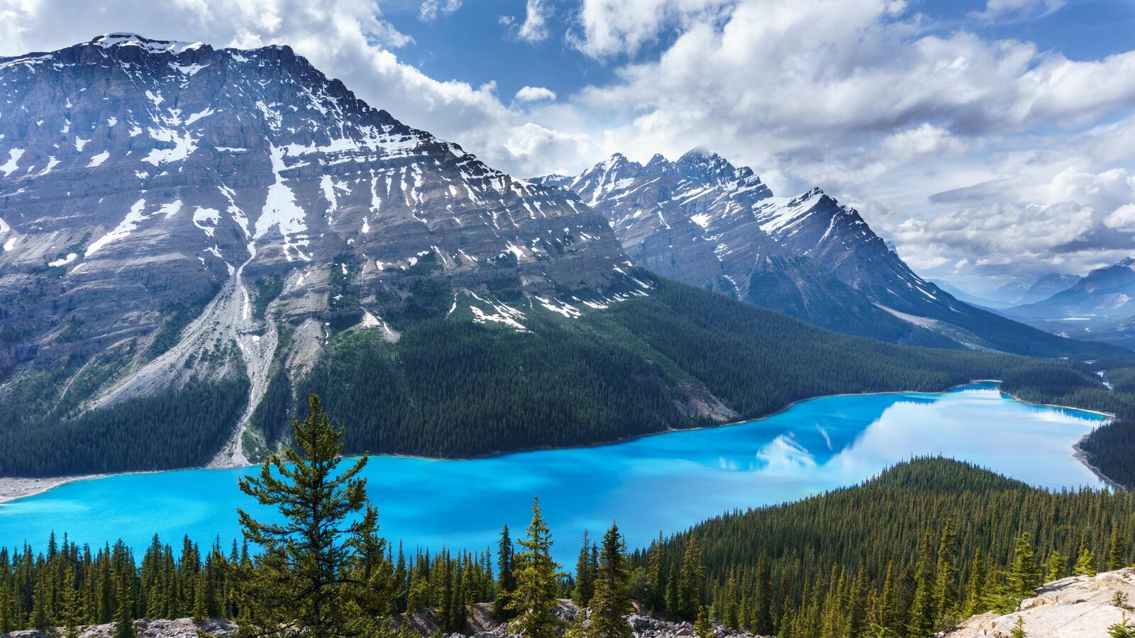 Wallpapers nature Banff National Park mountains on the desktop