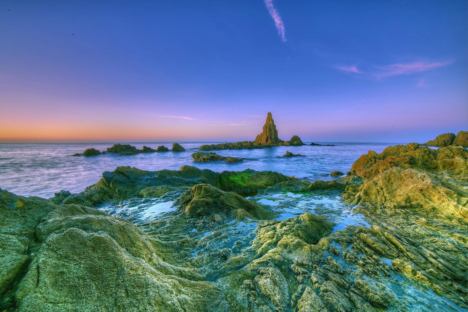 Бесплатное фото Берег моря в Испании