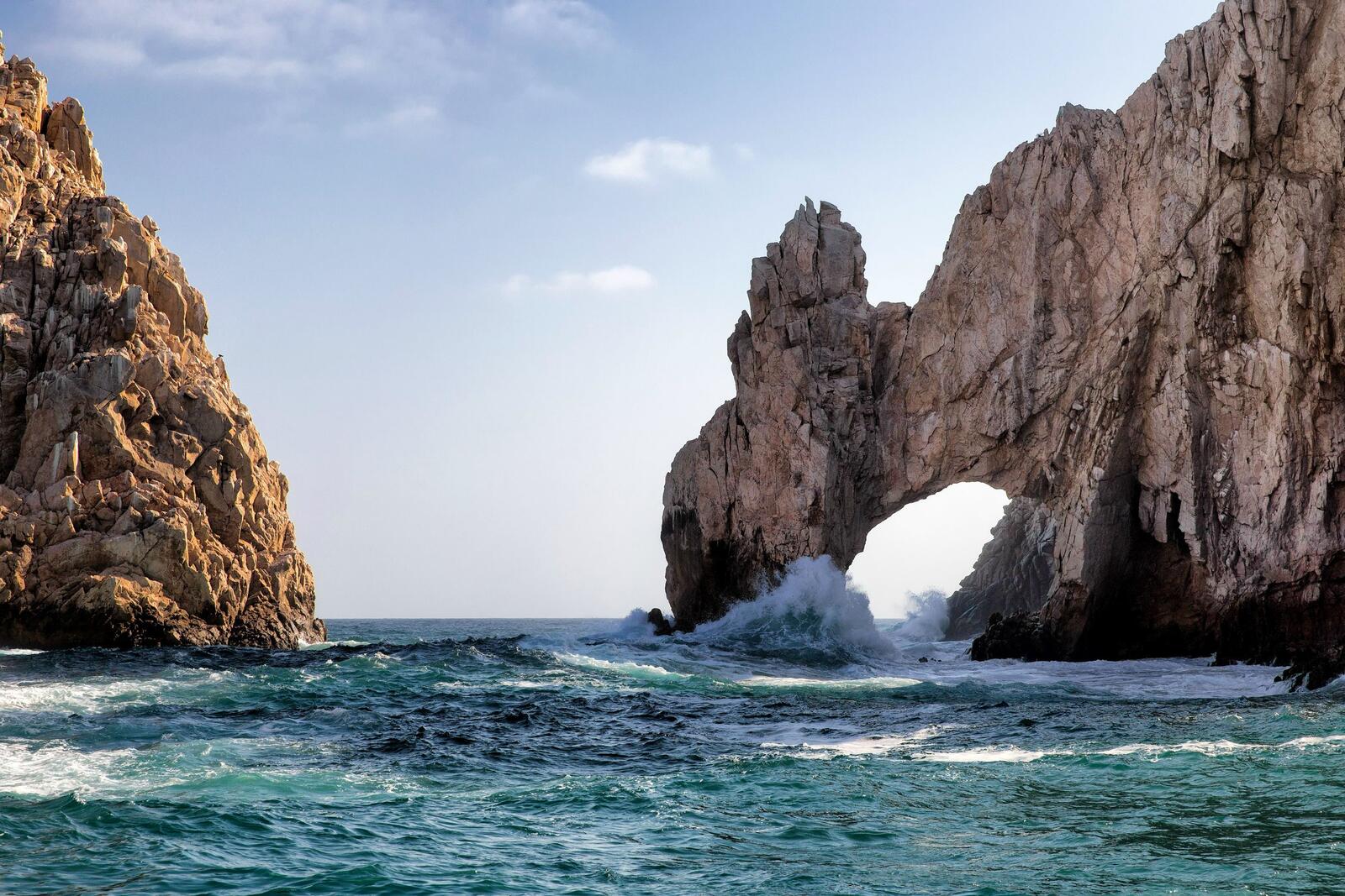 Wallpapers nature arch sea on the desktop