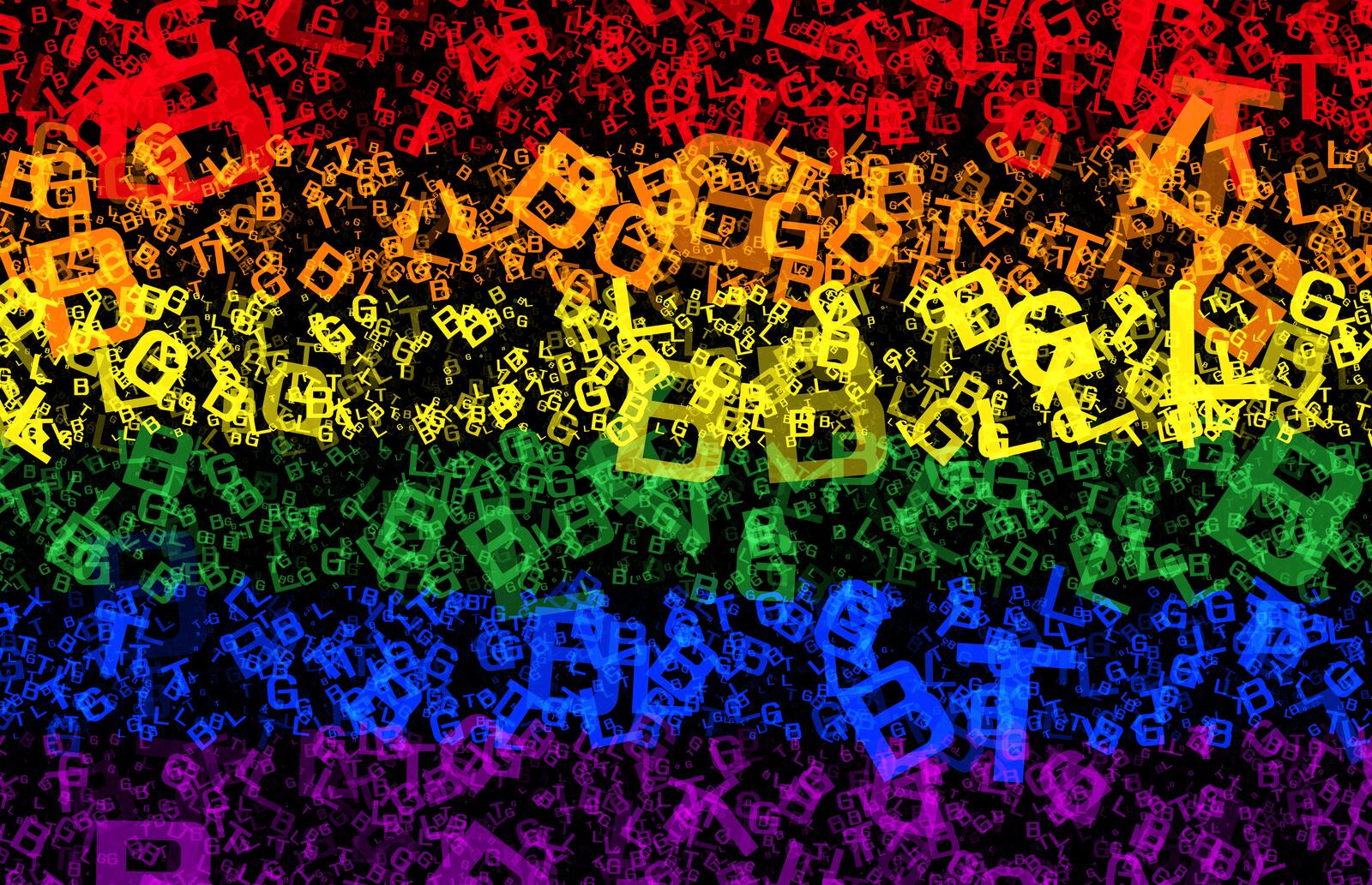 桌面上的壁纸女同性恋 自豪感 彩虹