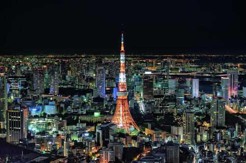 Japanese TV tower