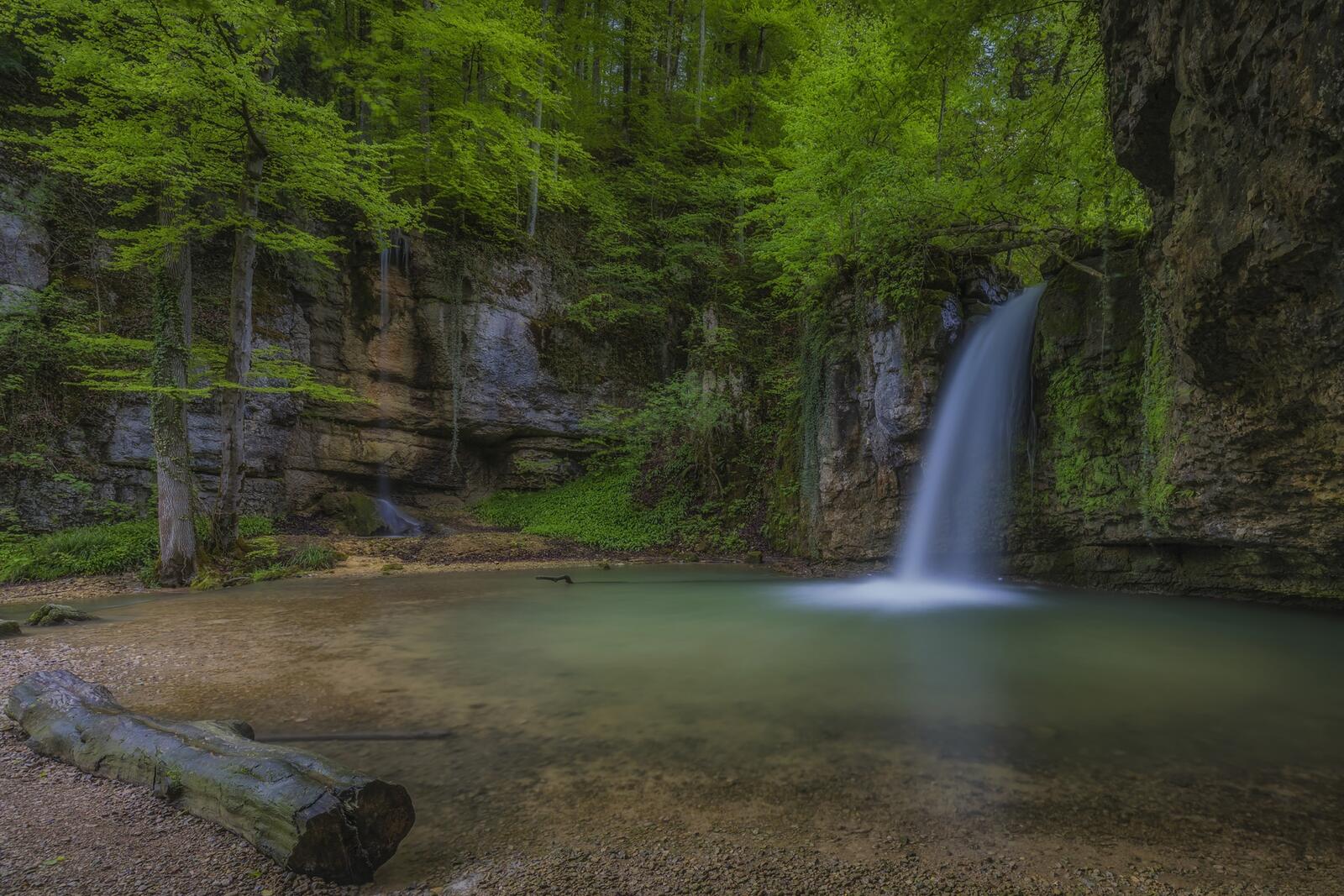 Бесплатное фото Красивые водопады