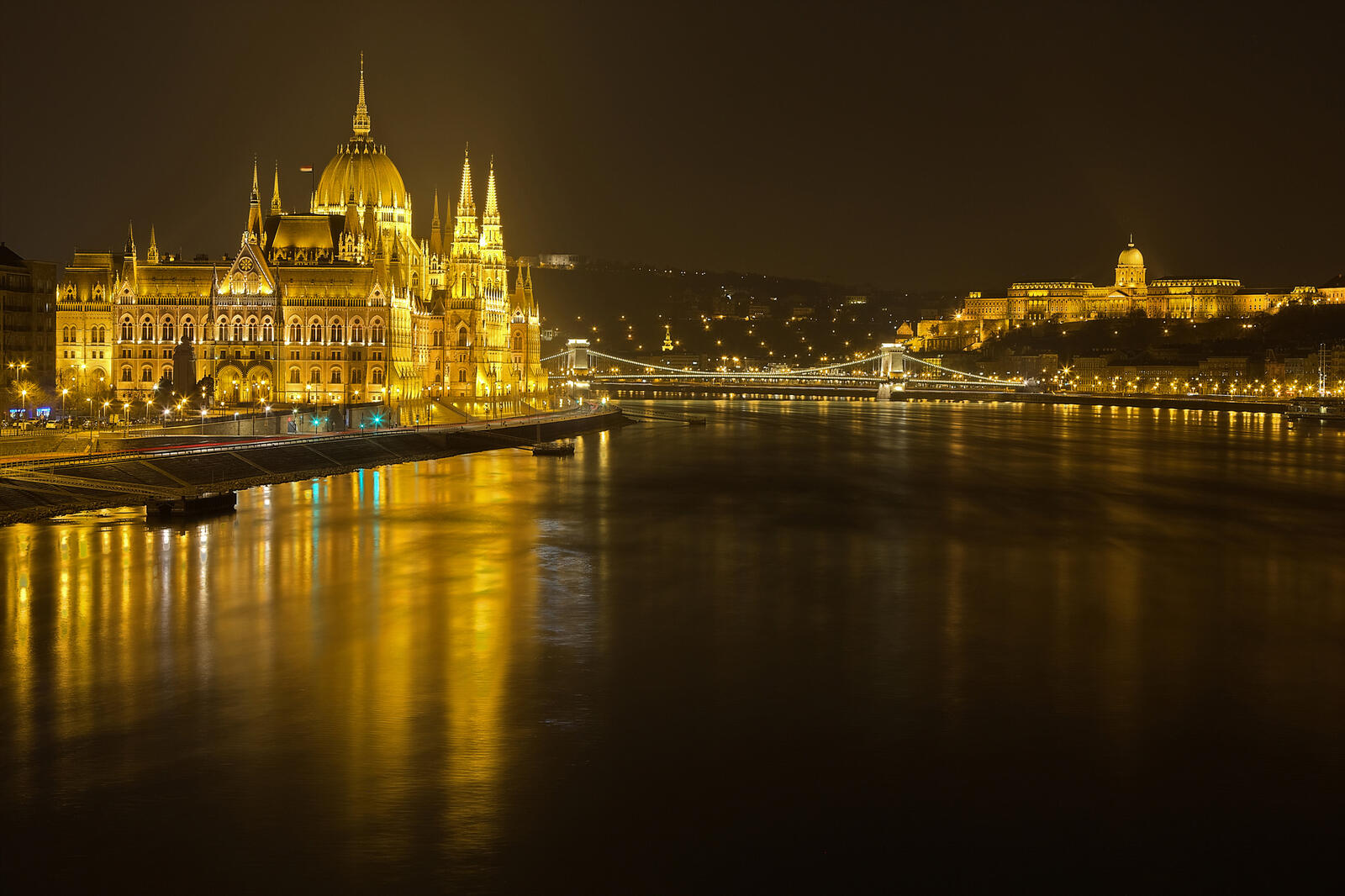 Обои будапешт венгрия город ночной город на рабочий стол