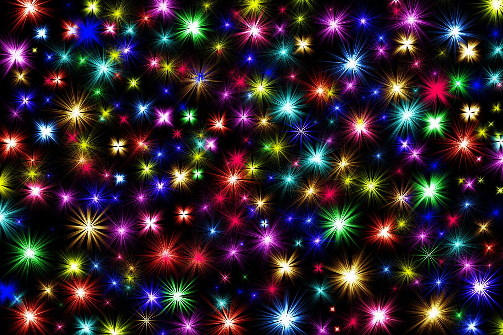 Wallpapers color rendition background glow on the desktop