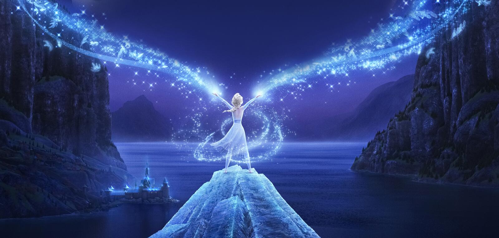 Wallpapers frozen 2 animation queen Elsa on the desktop