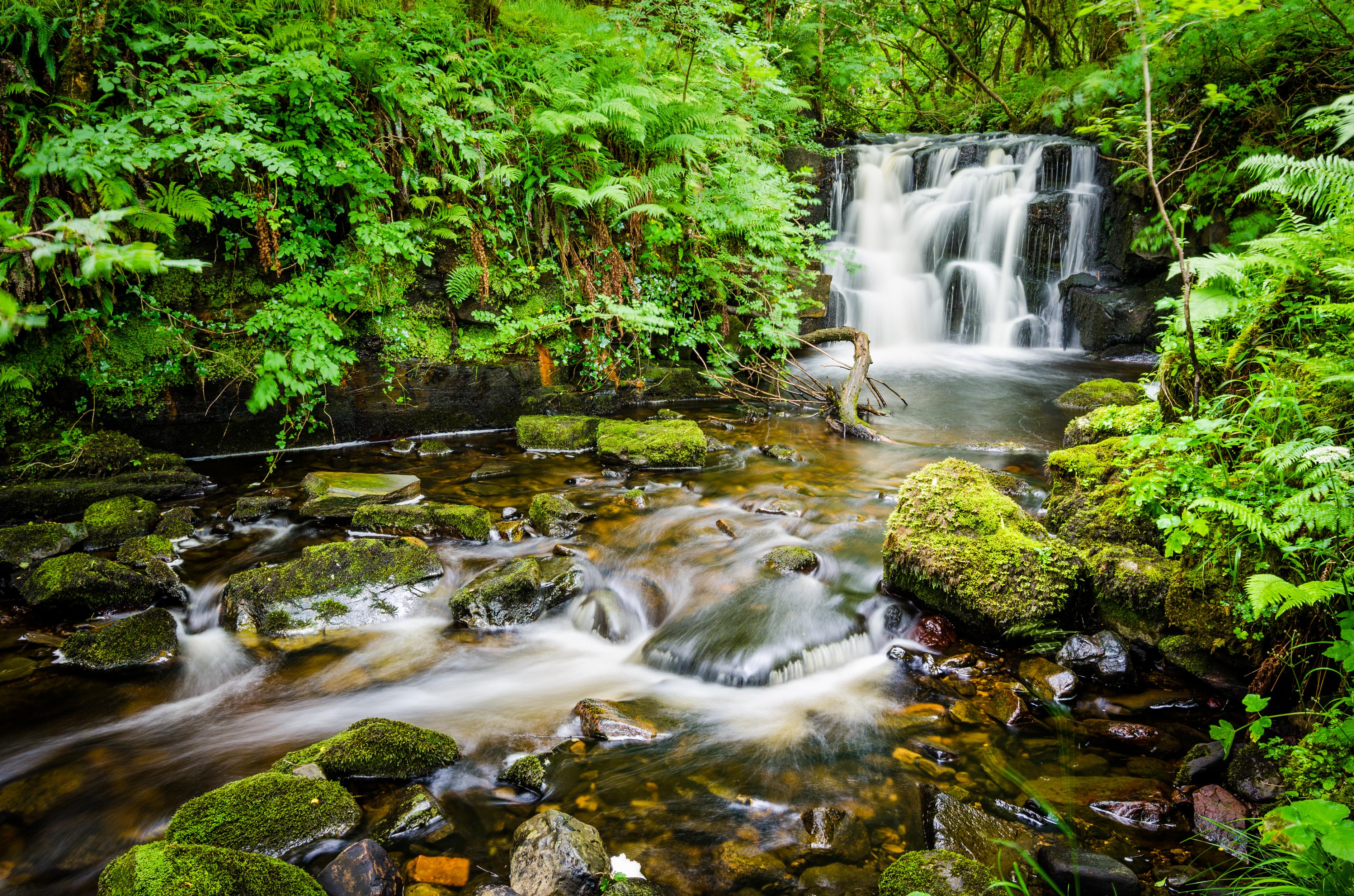 Фото бесплатно Безымянный водопад, Гленифф-Подкова, Ирландия
