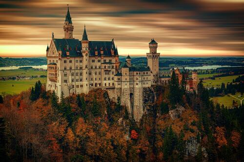 Wonderful castle Neuschwanstein