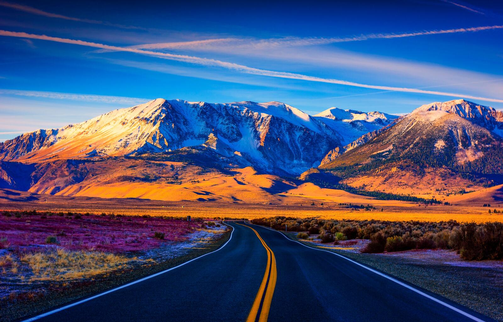 Wallpapers California road mountains on the desktop