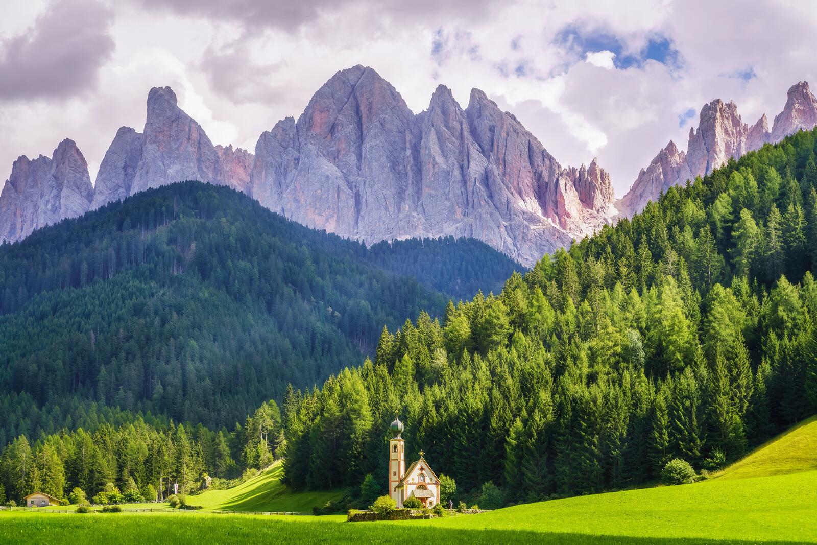 Wallpapers Peak of Dolomites St Maddalena Italy on the desktop
