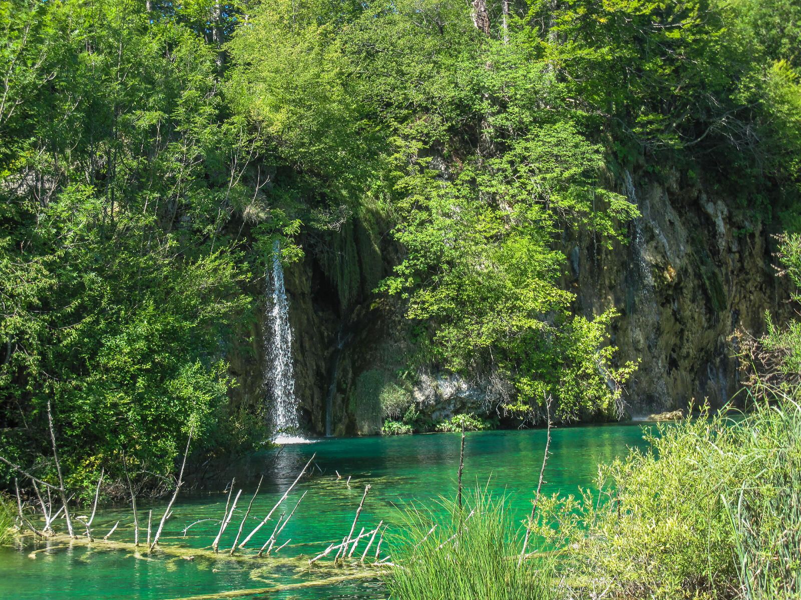 Wallpapers landscape waterfall Plitvice Lakes National Park on the desktop