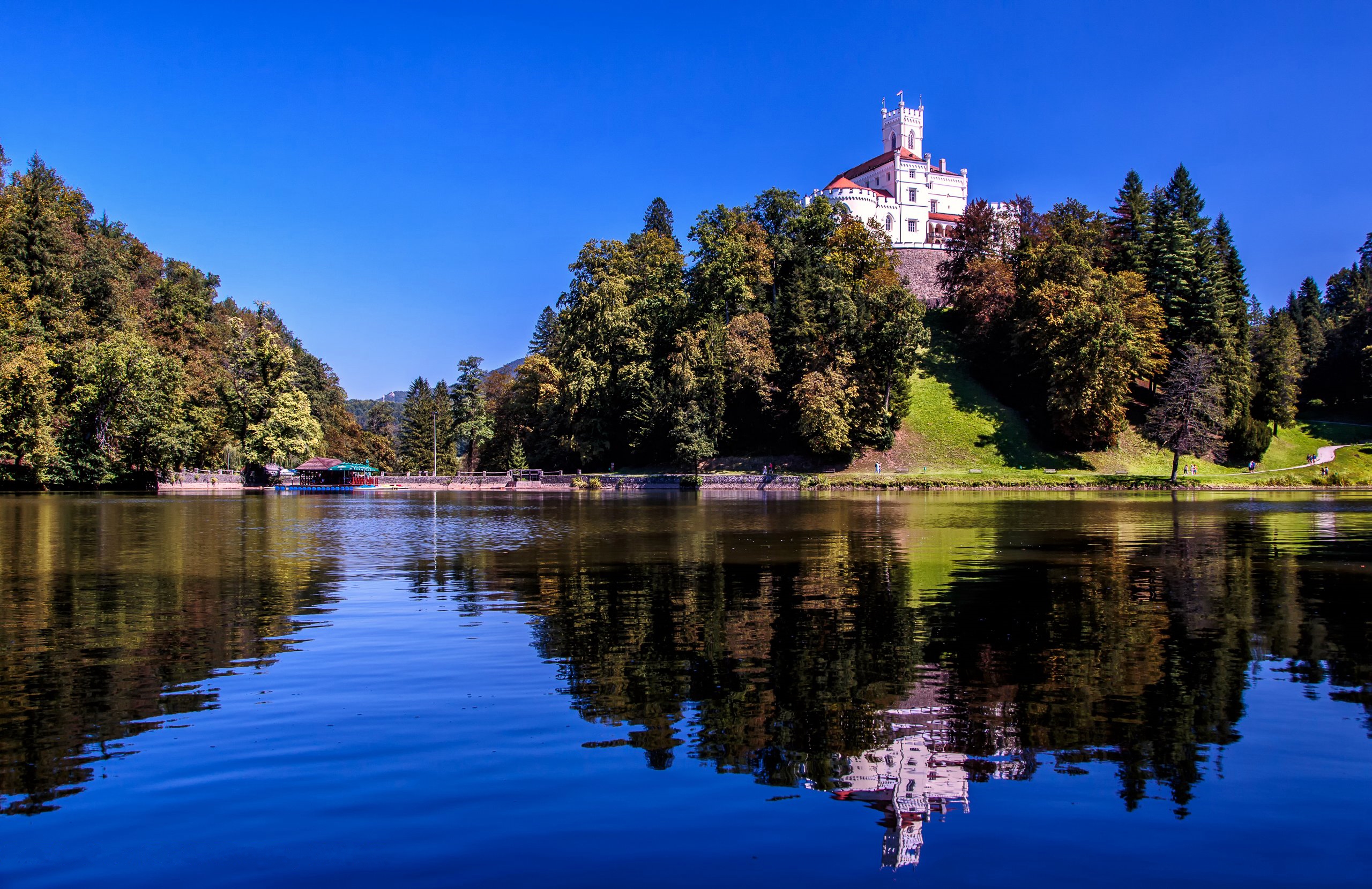 Фото бесплатно замок тракоскан, тракосканский замок, пейзажи