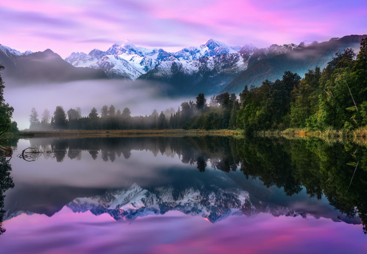 Горы в Новой Зеландии