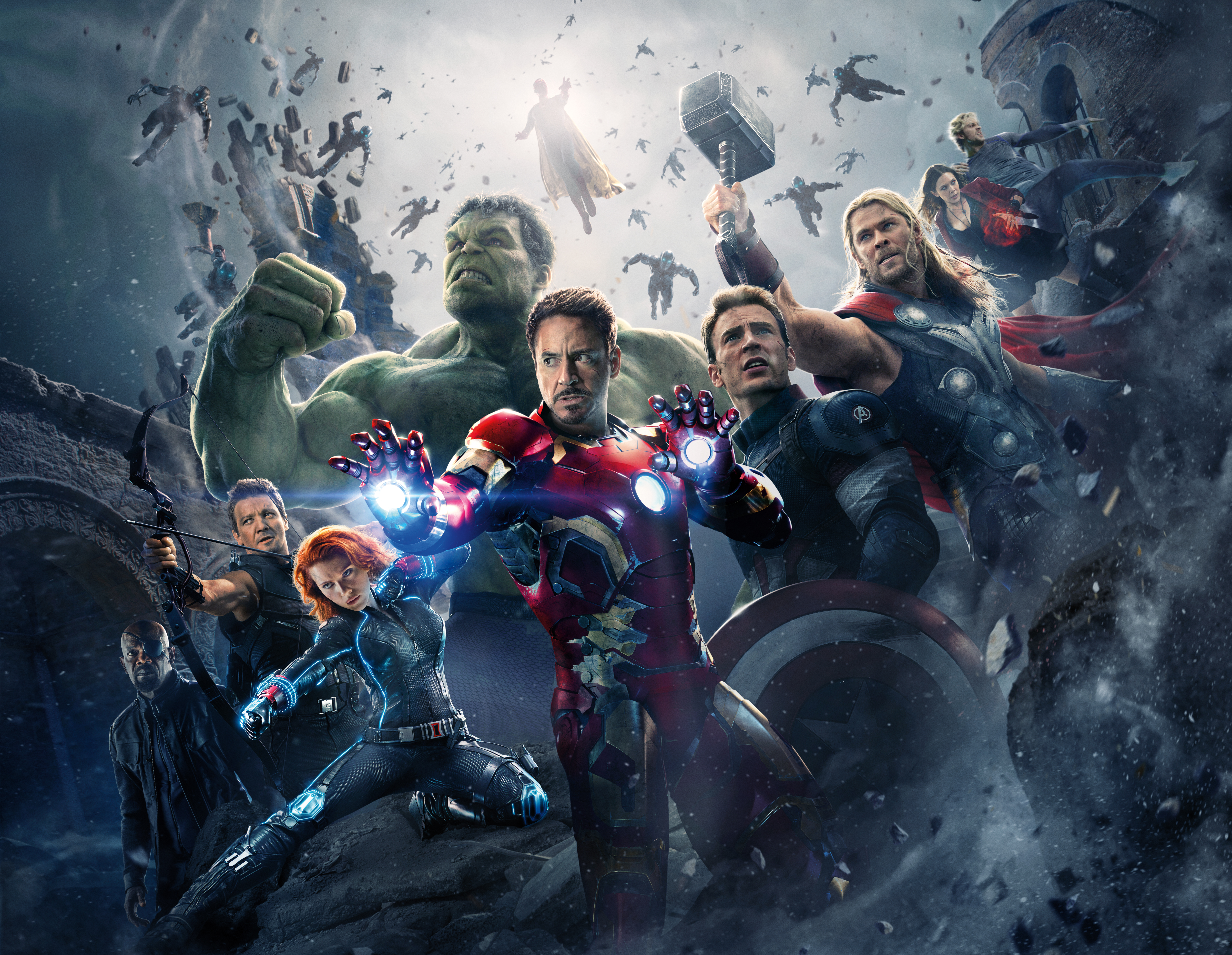 Wallpapers Avengers age of Ultron 2016 film fantasy on the desktop