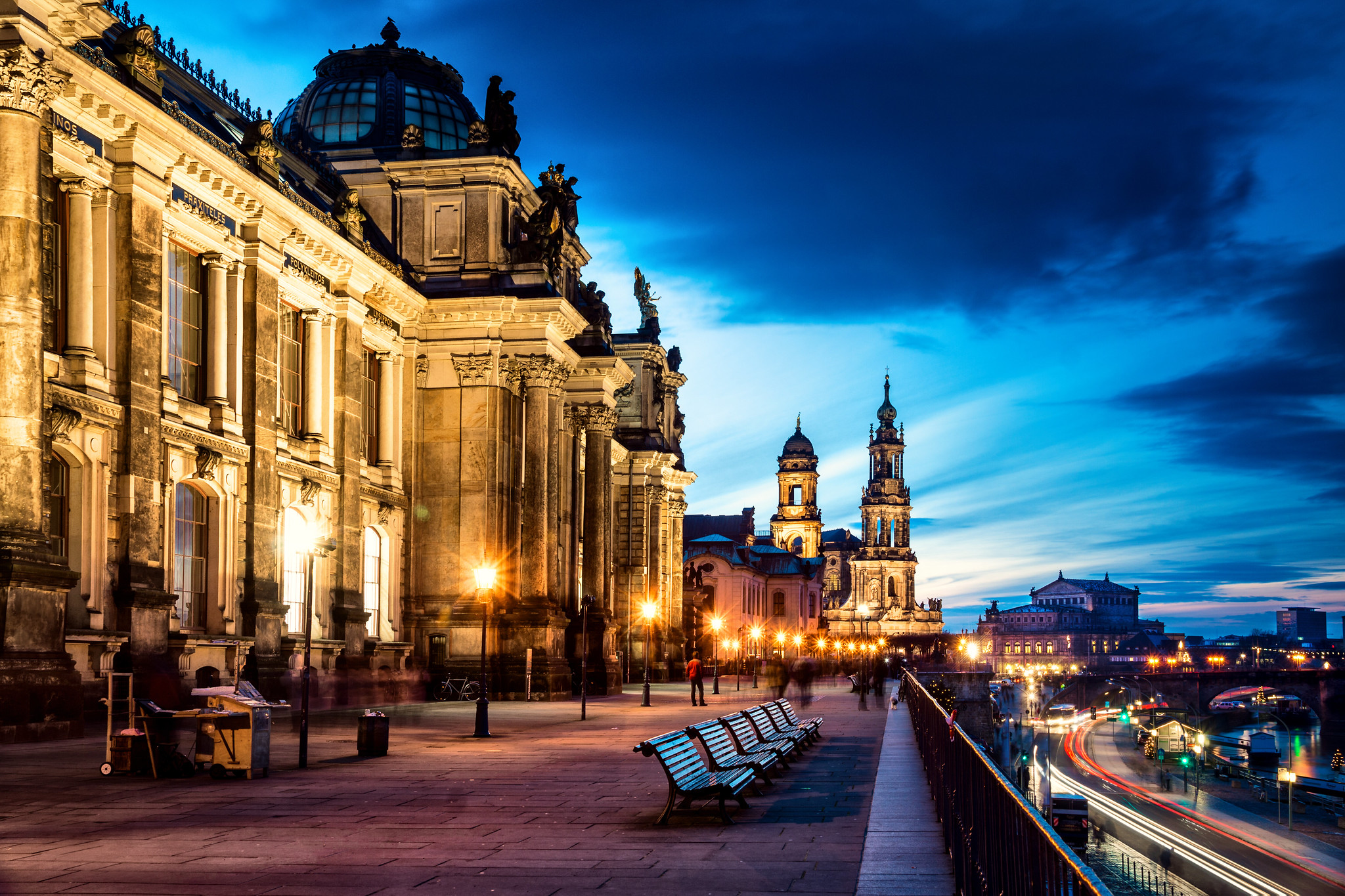 Wallpapers Dresden Germany the city on the desktop