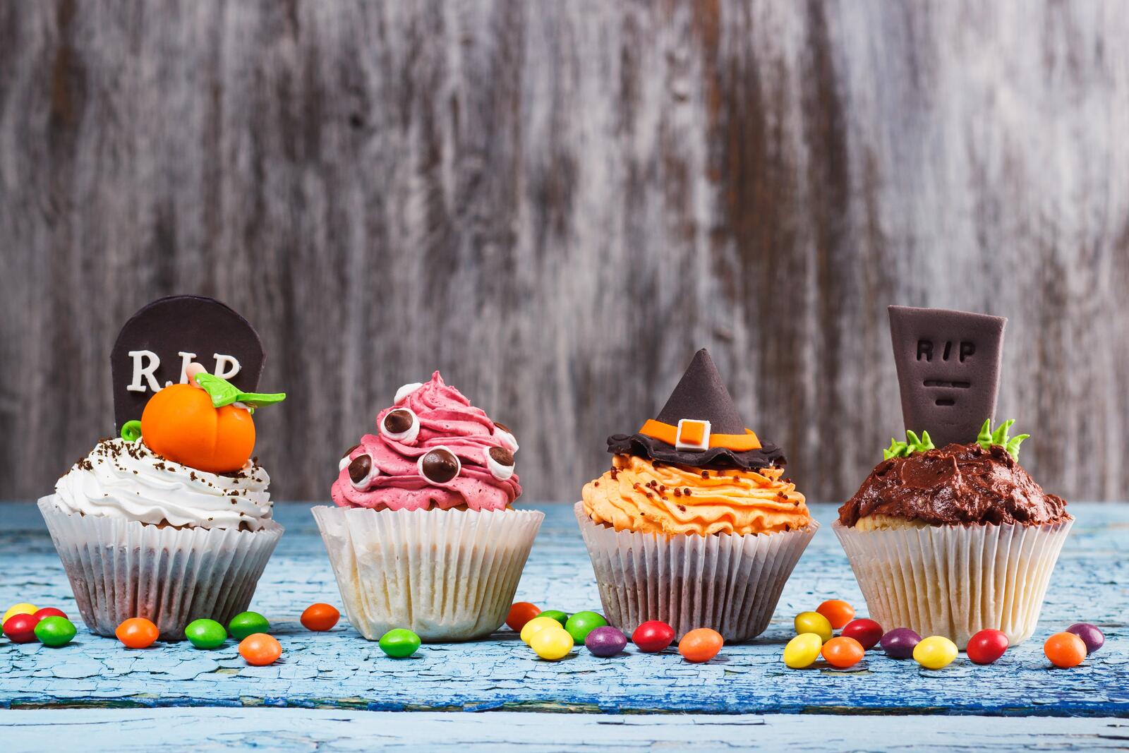 Free photo Cupcakes for Halloween