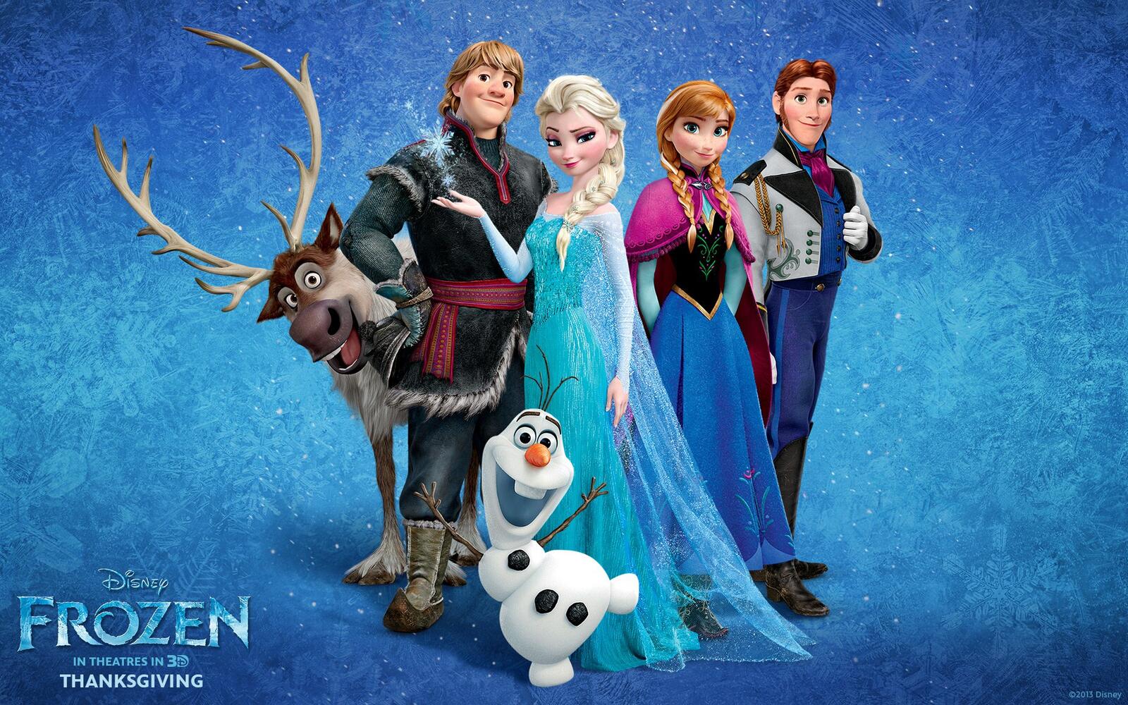 Wallpapers cartoons Frozen animated movies on the desktop