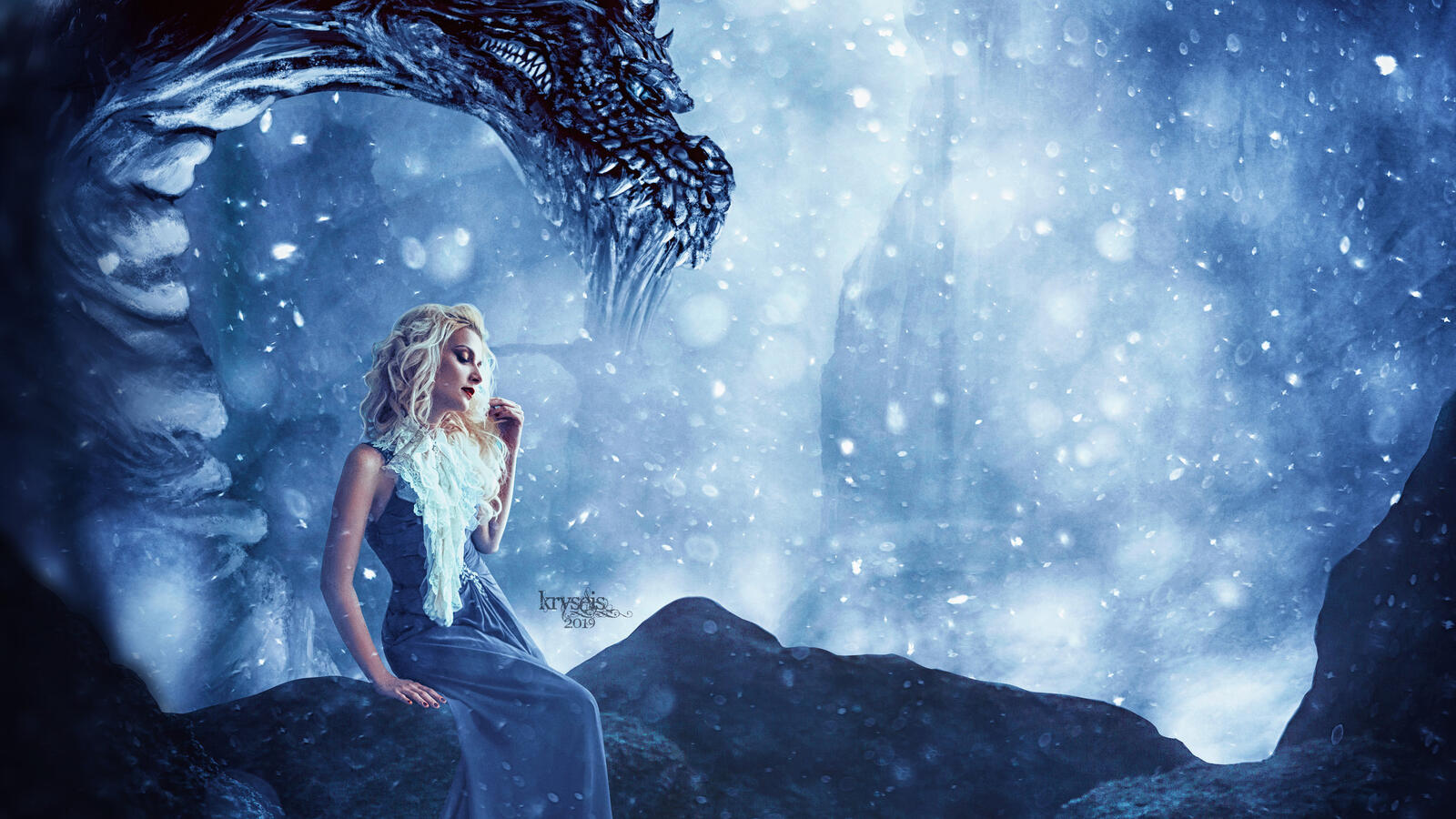 Wallpapers Daenerys Targaryen Game Of Thrones season 8 on the desktop