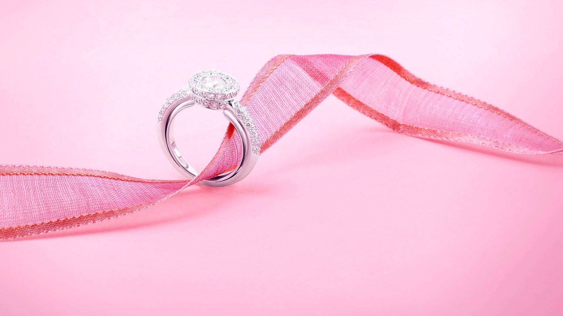 Wallpapers holiday ring ribbon on the desktop