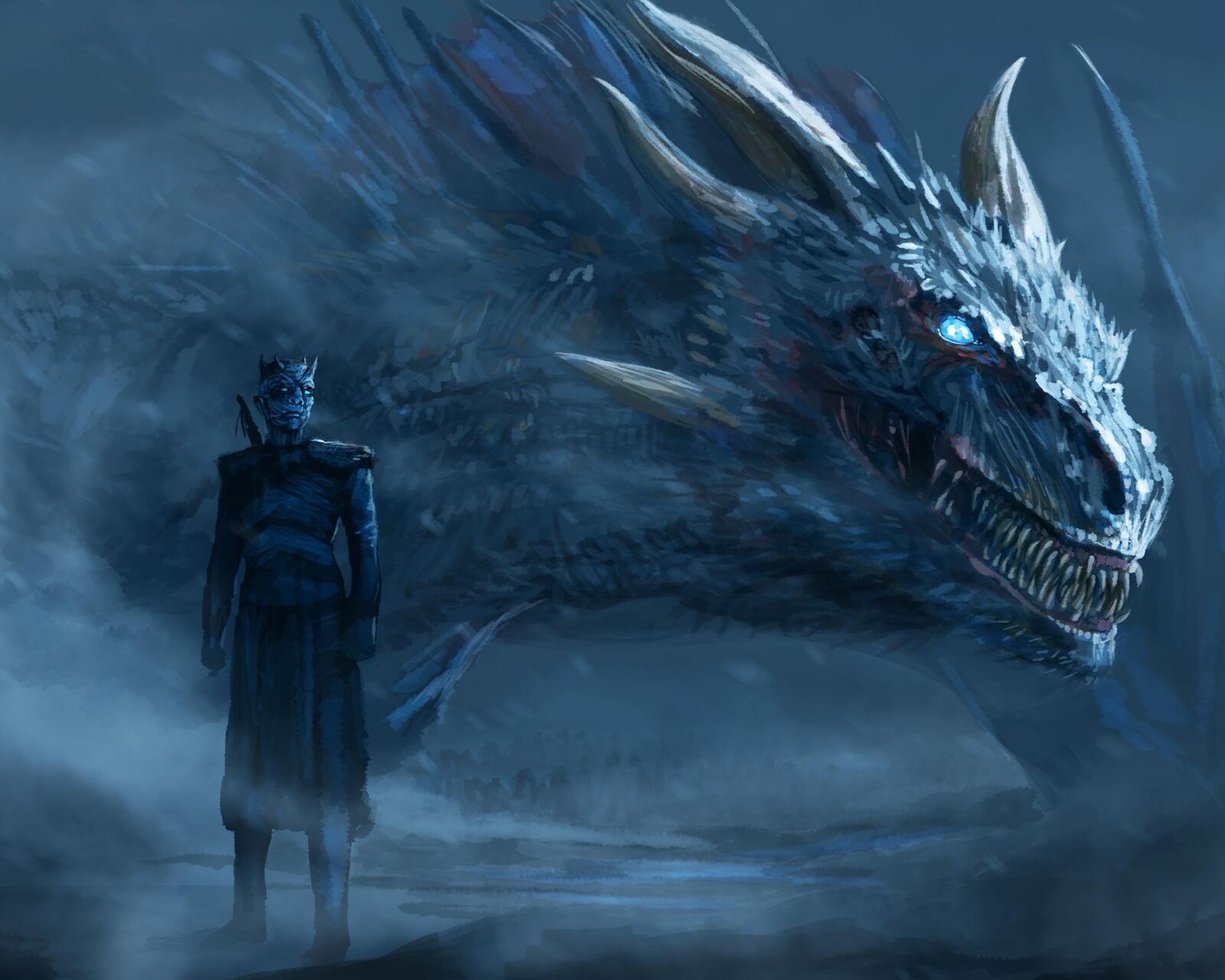 Wallpapers Game of thrones season 8 ice dragon on the desktop