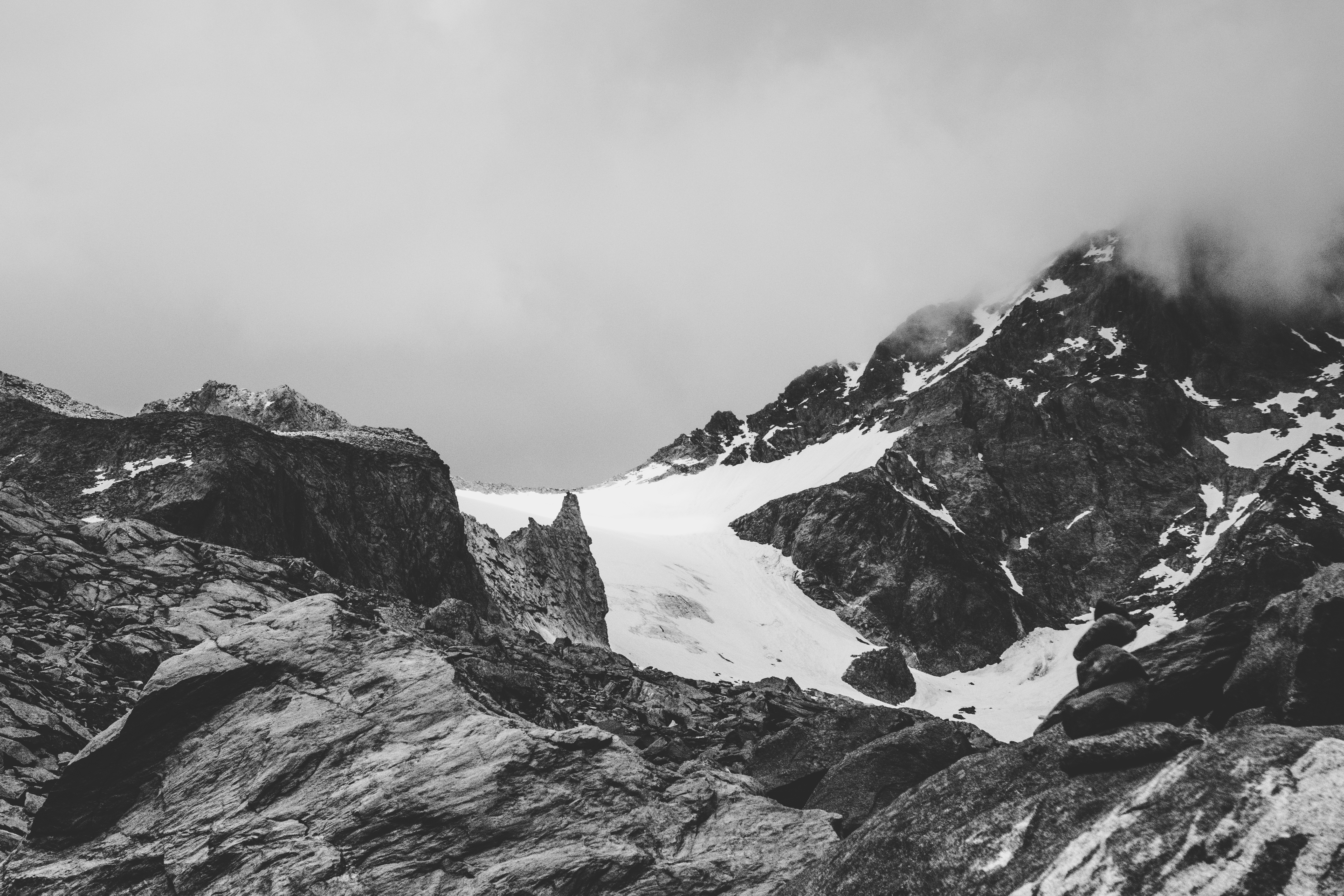 Фото бесплатно горный ледник, обои, путешествия