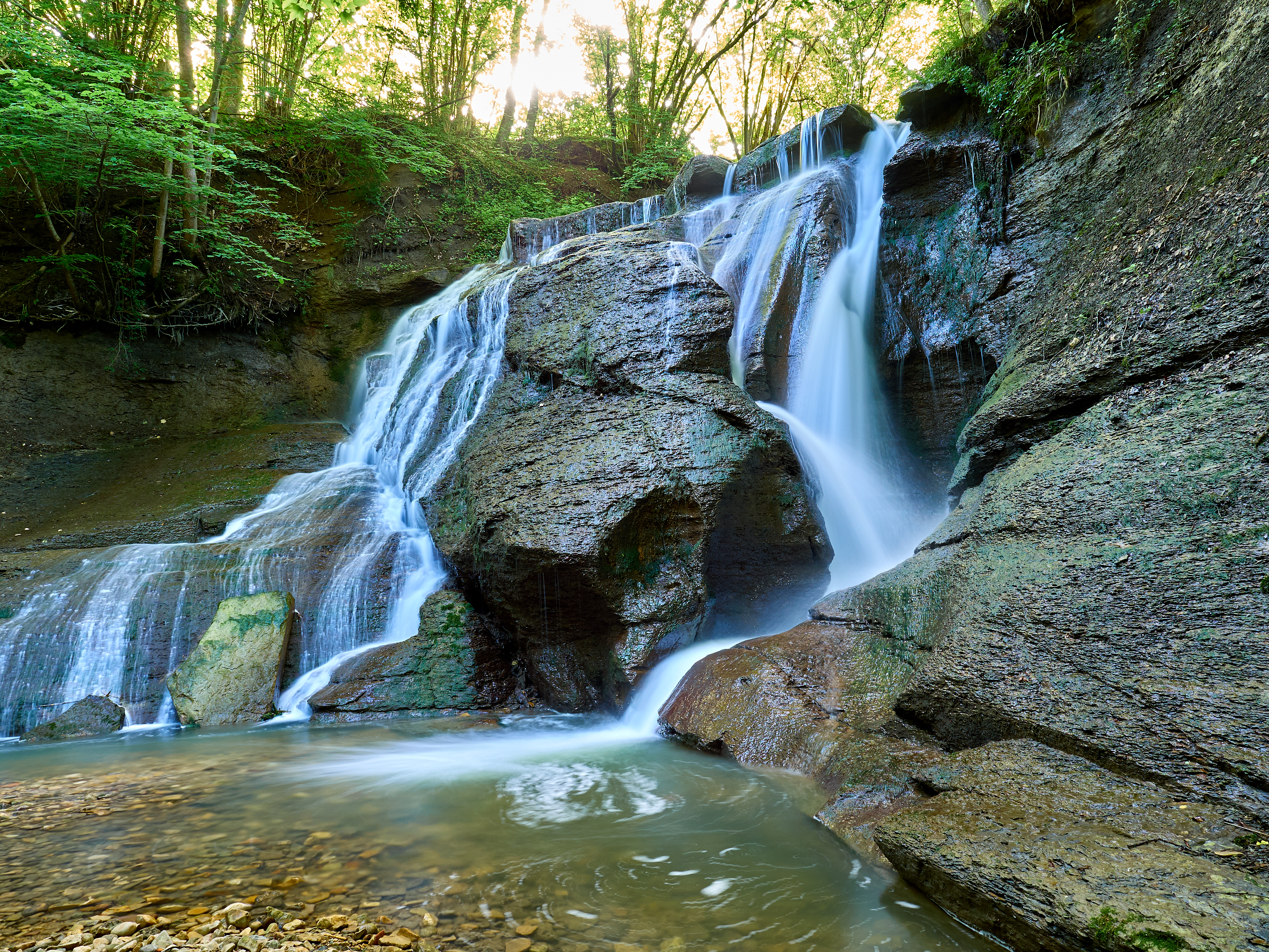 Фото бесплатно природный ручей, водопад, вода