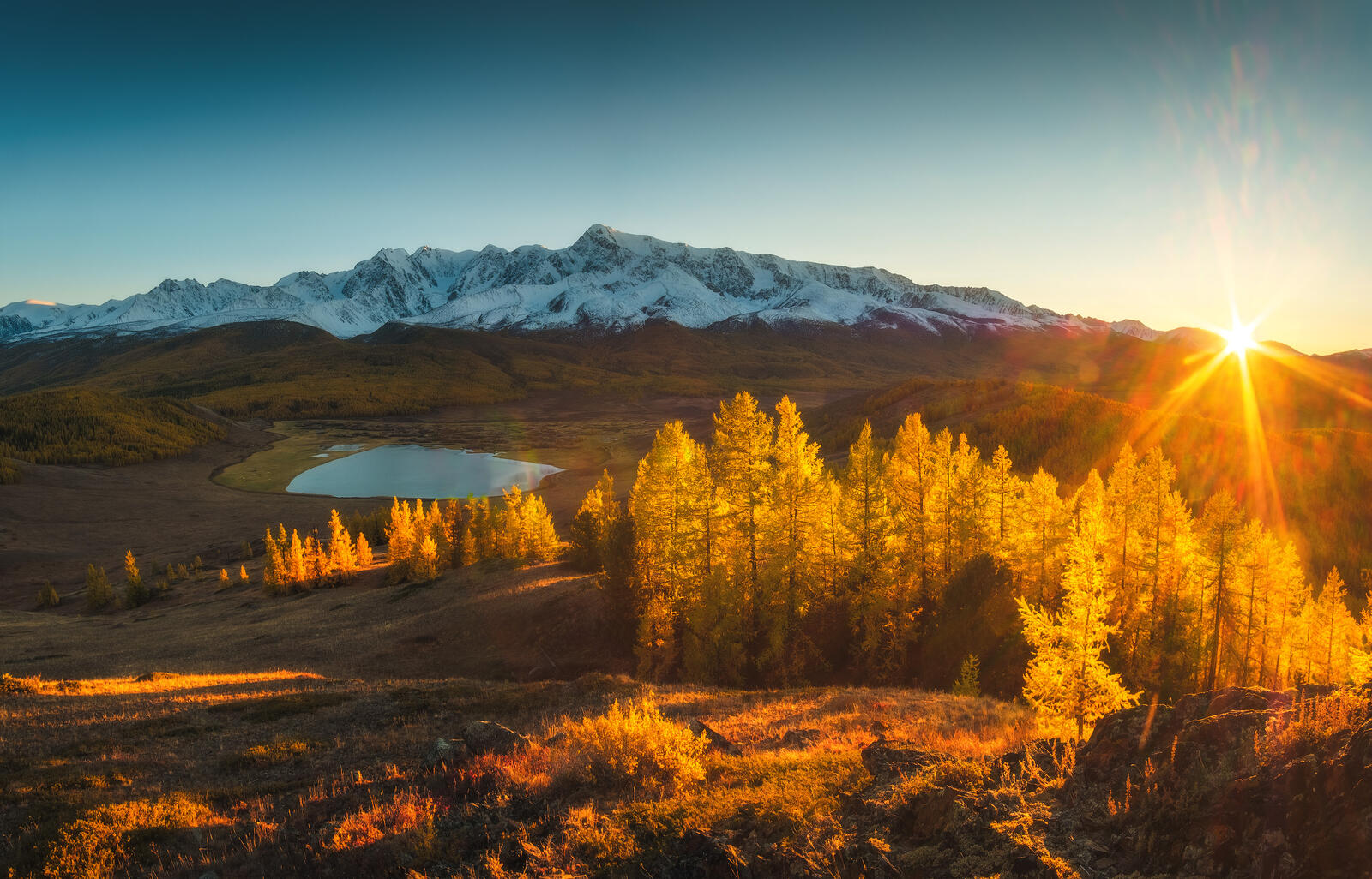 Free photo Golden Altai